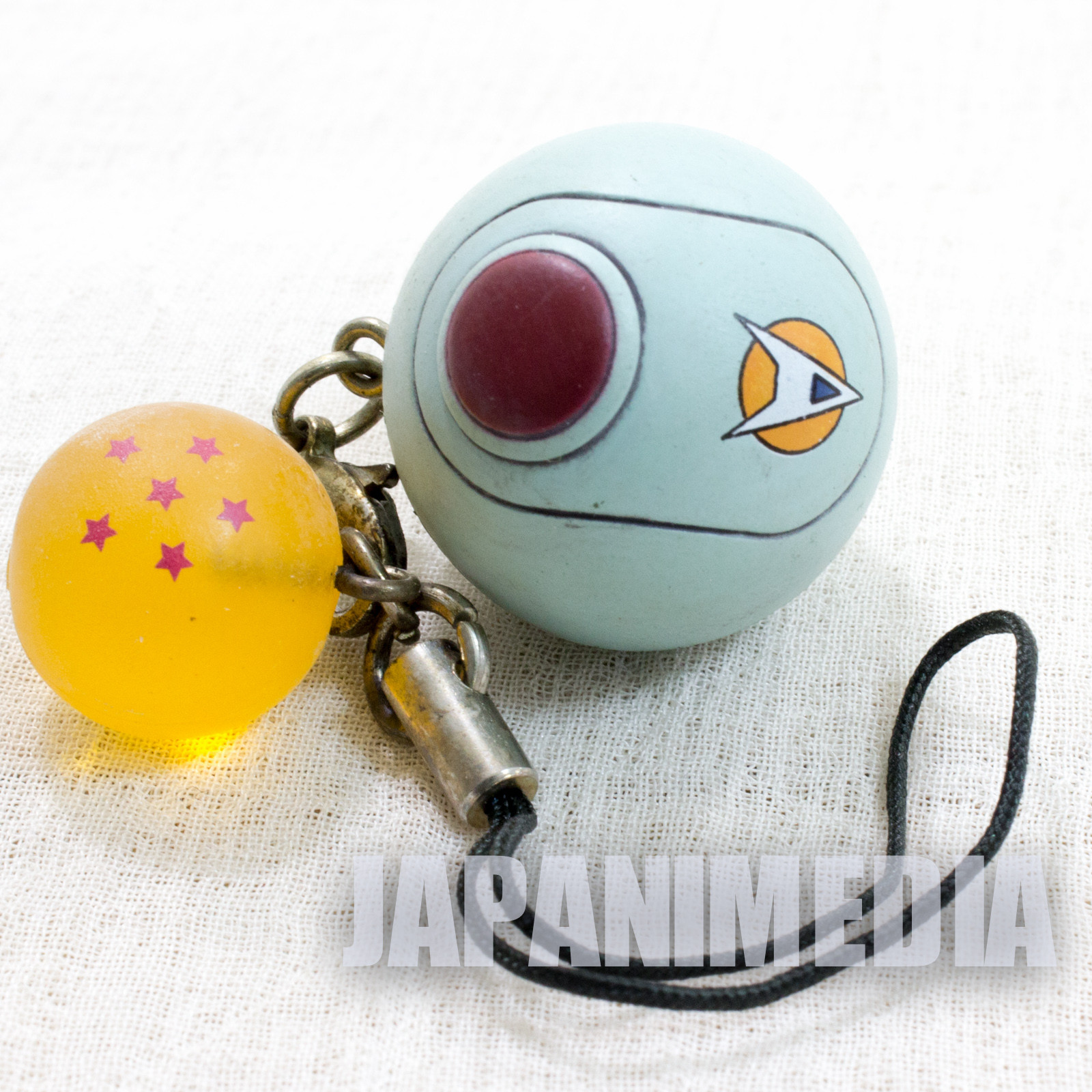 Dragon Ball Z Figure Strap Saiyan Spaceship + Ball JAPAN ANIME MANGA