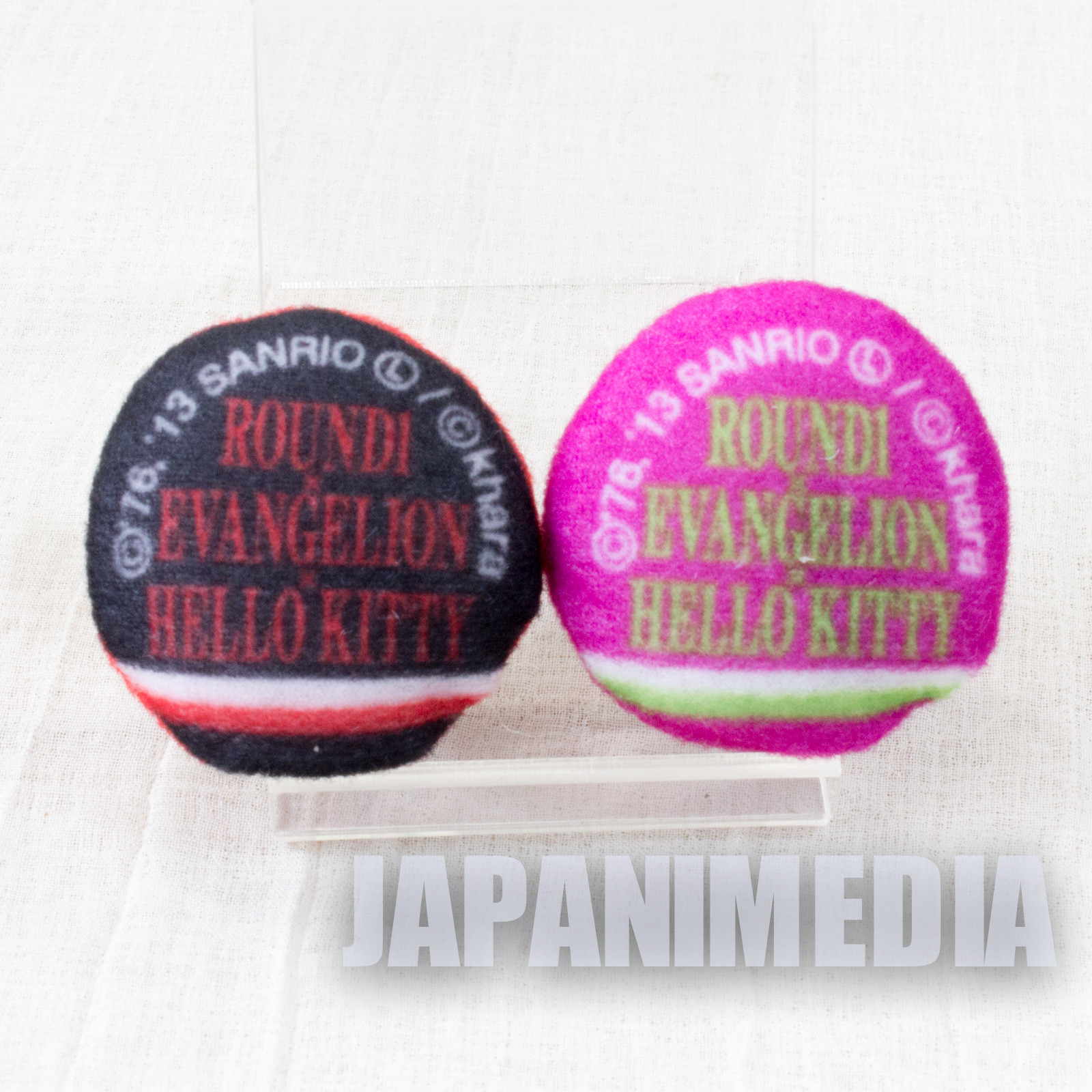 Evangelion x Hello Kitty Eva-01 & 4th Angel Sachiel Magnet 2pc Set ROUND 1 JAPAN ANIME