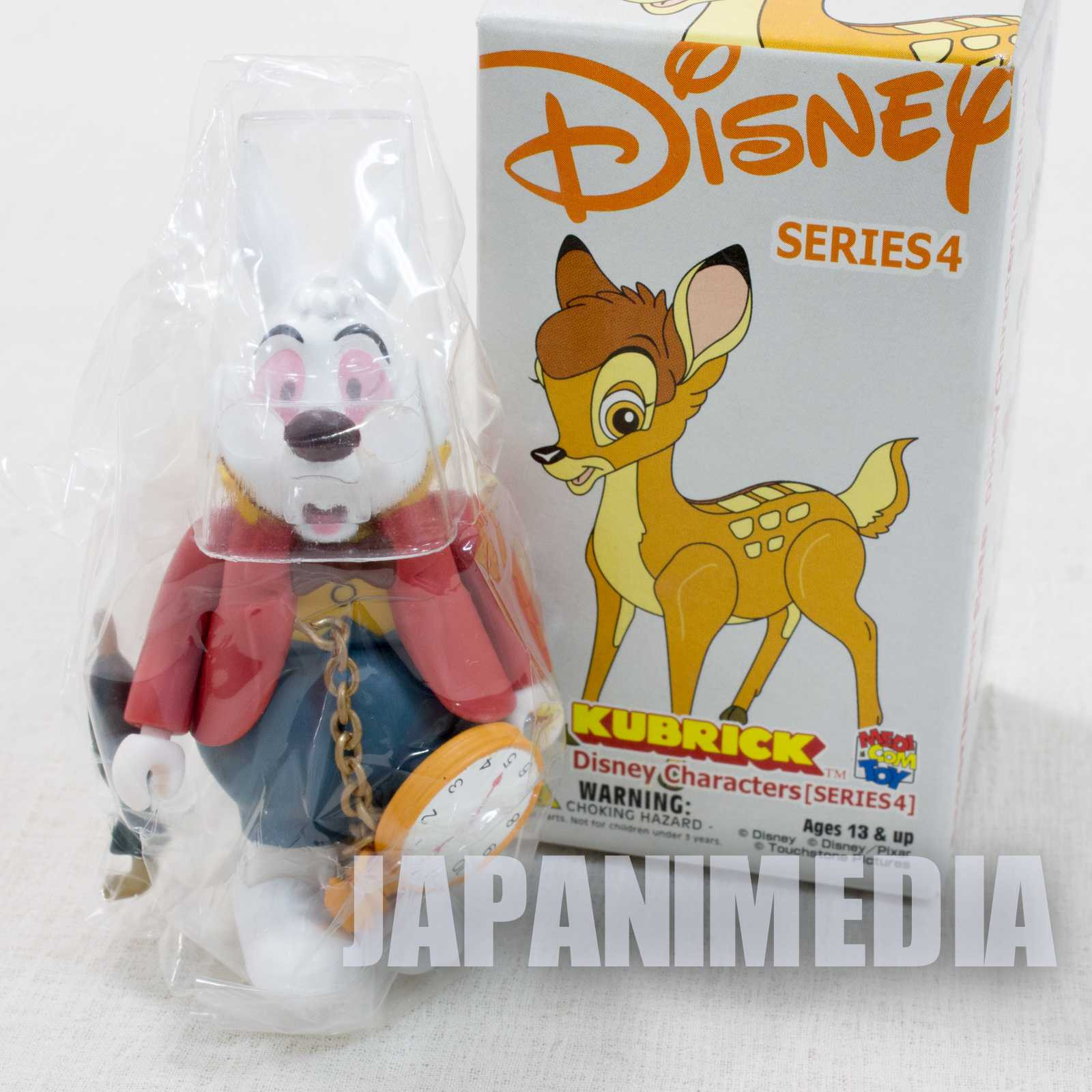 Disney Series 4 White Rabbit (Alice in Wonderland) Kubrick Figure Medicom Toy Japanimedia Store FRONT