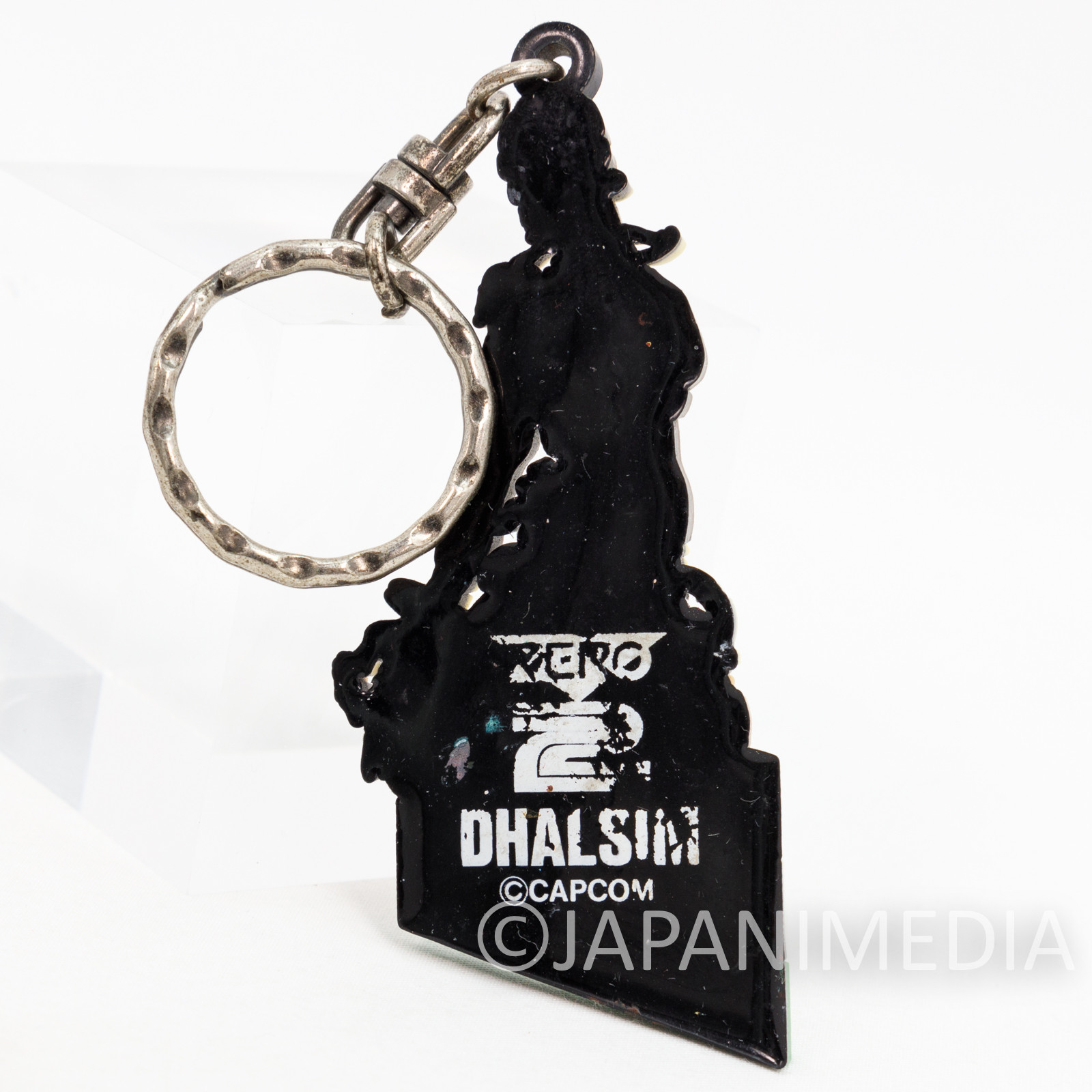 RARE! Street Fighter ZERO Dhalsim Rubber Mascot Key Chain JAPAN GAME CAPCOM