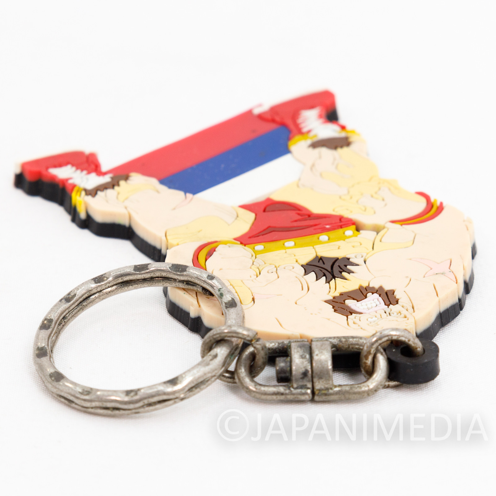 RARE! Street Fighter ZERO Zangief Rubber Mascot Key Chain JAPAN GAME CAPCOM