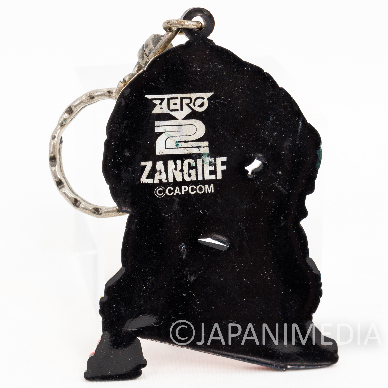 RARE! Street Fighter ZERO Zangief Rubber Mascot Key Chain JAPAN GAME CAPCOM