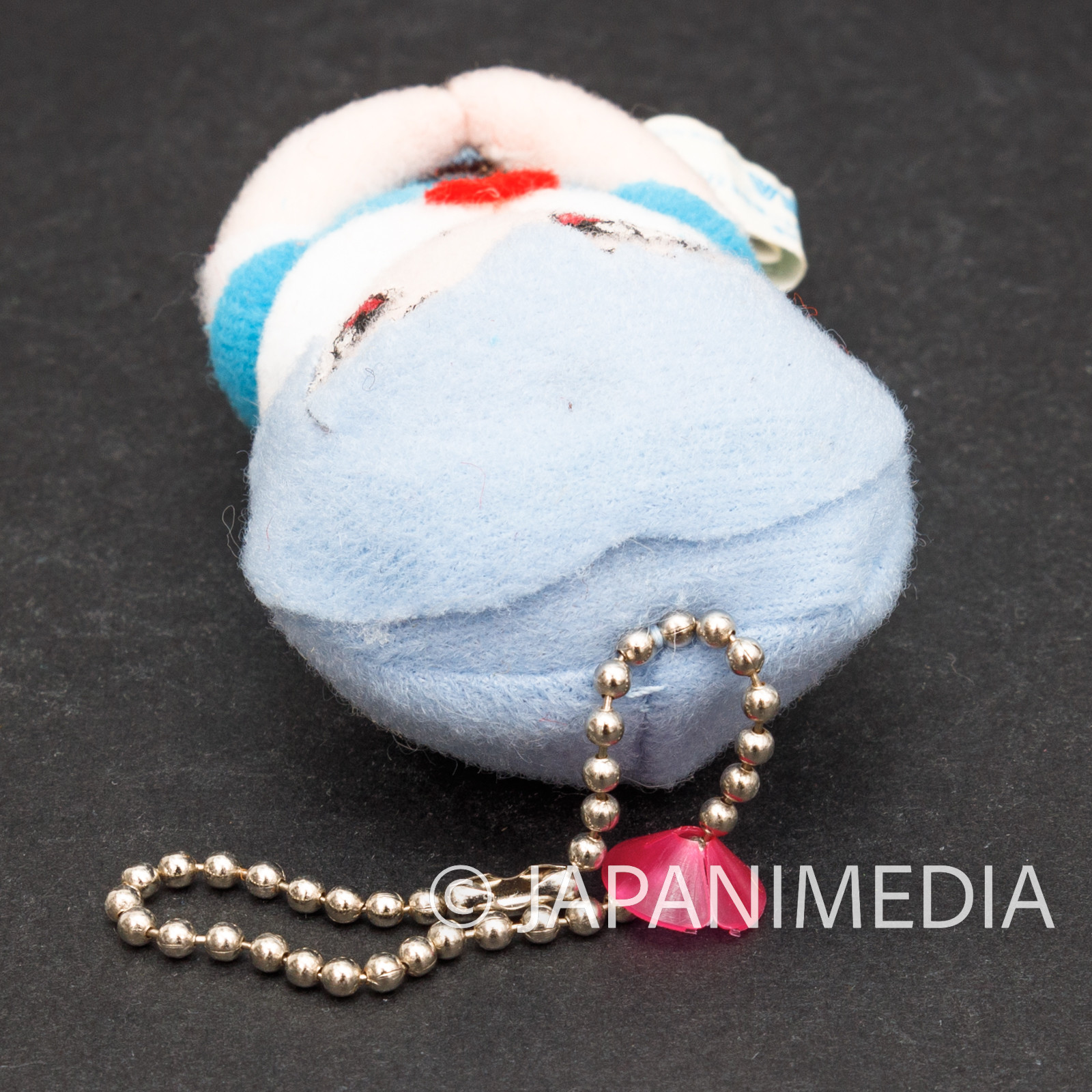 Evangelion Rei Ayanami School Mini Plush Doll Ball chain SEGA JAPAN