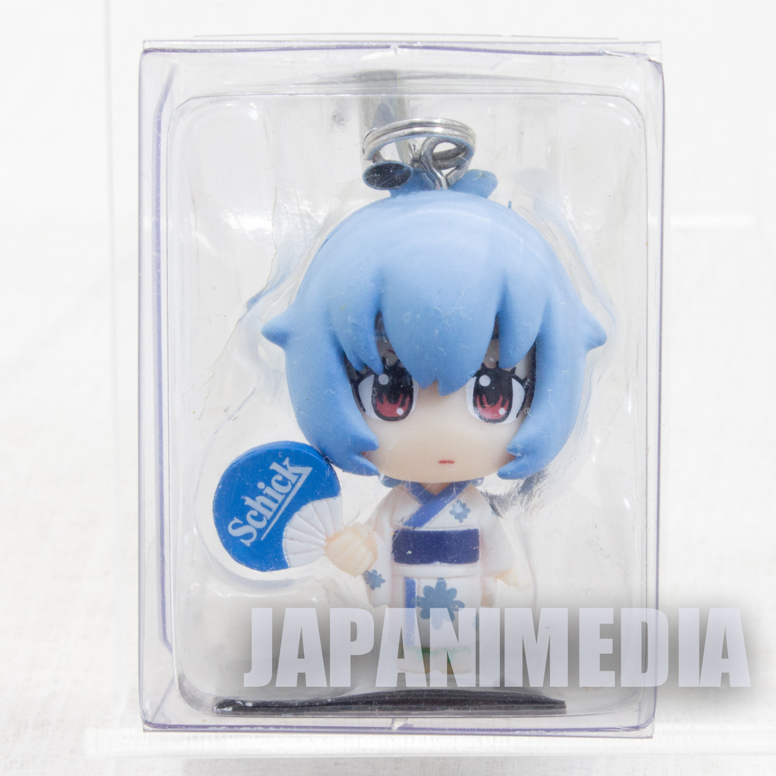 Evangelion x Schick Promotion REI AYANAMI Kimono Ver. Mobile Strap Figure JAPAN