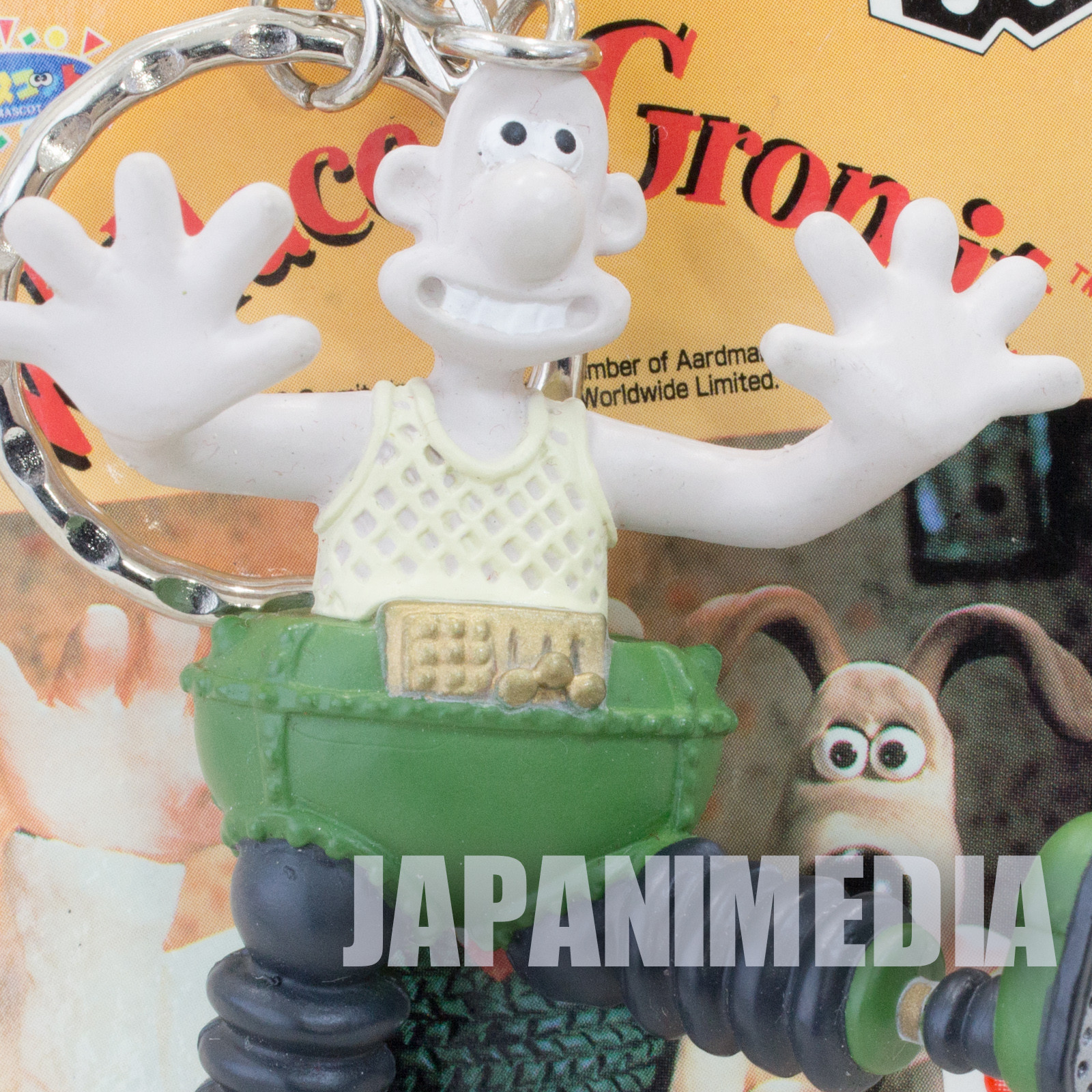 Wallace & Gromit WALLACE Figure Key Chain Banpresto JAPAN Ardman ANIME