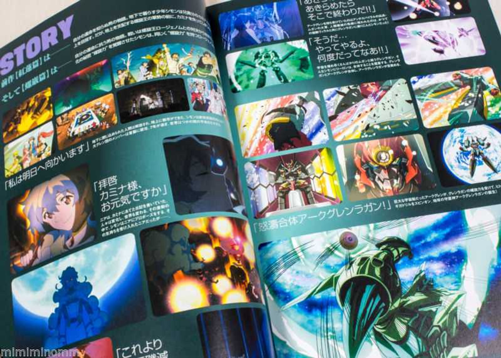 Tengen Toppa Gurren Lagann Movie Rasen-Hen Program Book Art Guide JAPAN ANIME