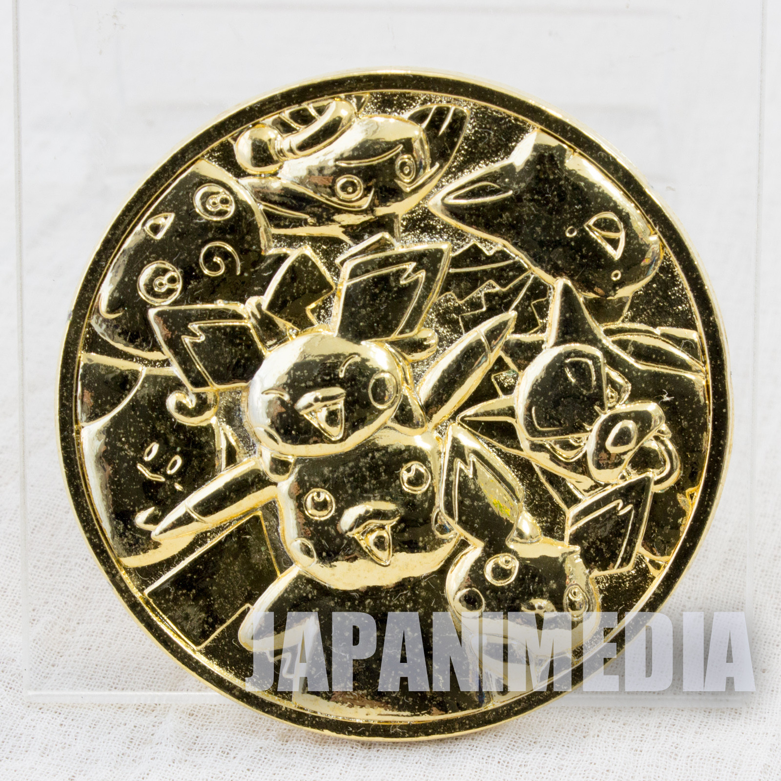 Pokemon the Movie Pichu and Pikachu Golden Medal Shopro JAPAN ANIME