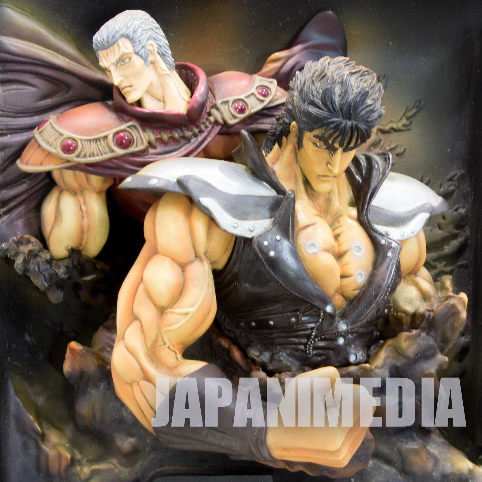 Fist of the North Star 3D Real Artwork Display Stand Kenshiro Raoh JAPAN FIGURE Japanimedia Store