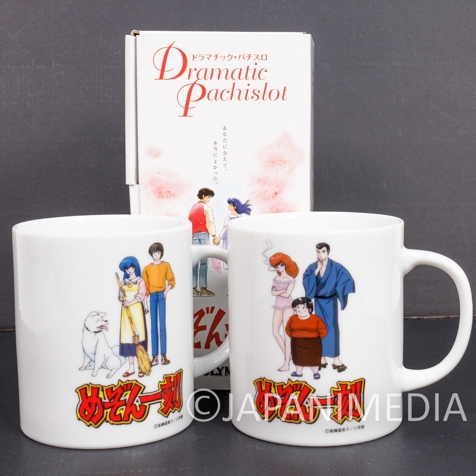 RARE! Maison Ikkoku Mug Set Godai & Kyoko Soichiro Yotsuya