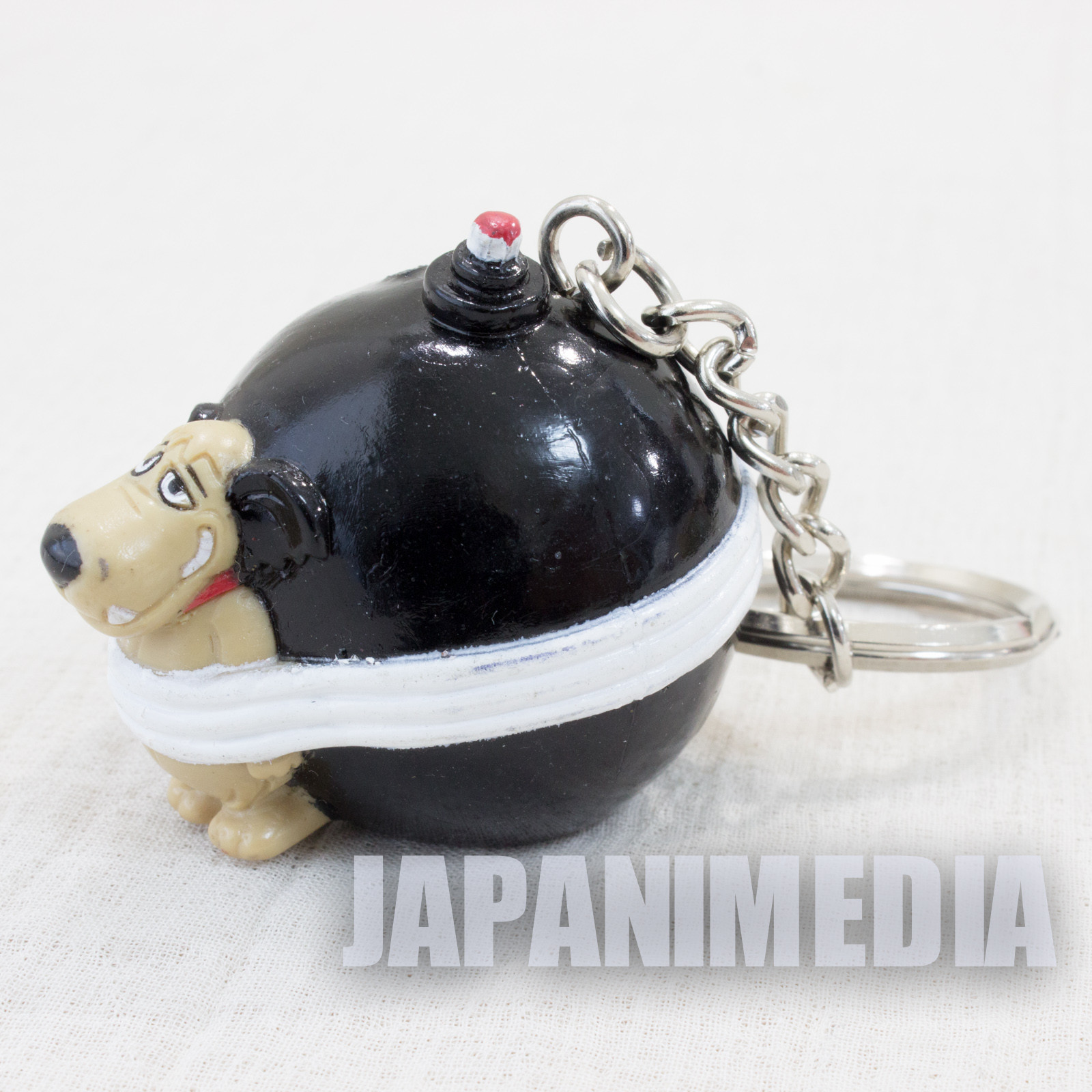 Wacky Races Muttley Iron Ball Figure Keychain 1996 Banpresto JAPAN Hanna-Barbera