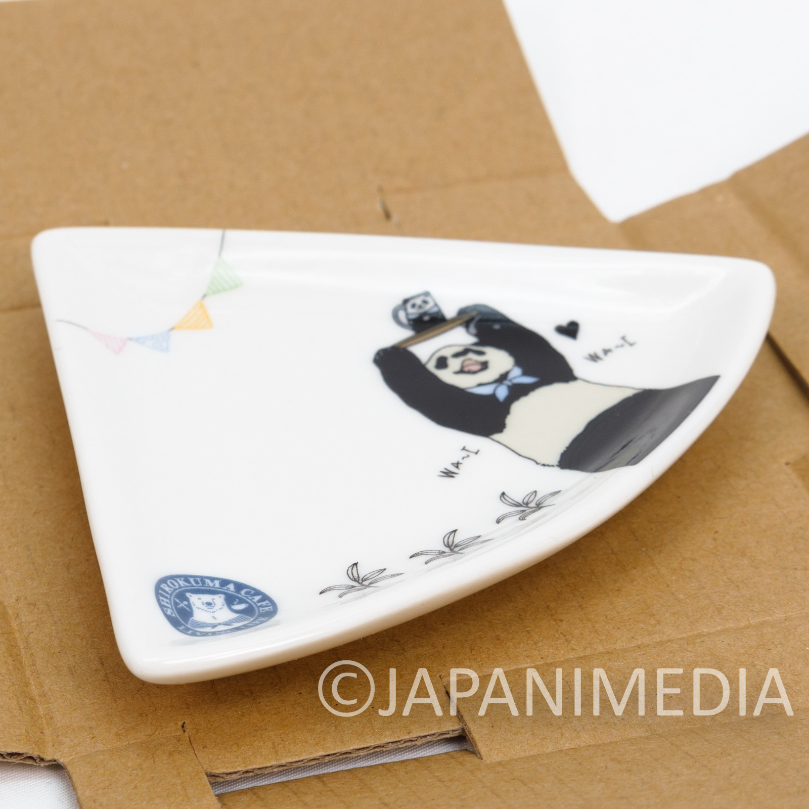 Shirokuma Cafe Panda kun Design mini Plate JAPAN ANIME