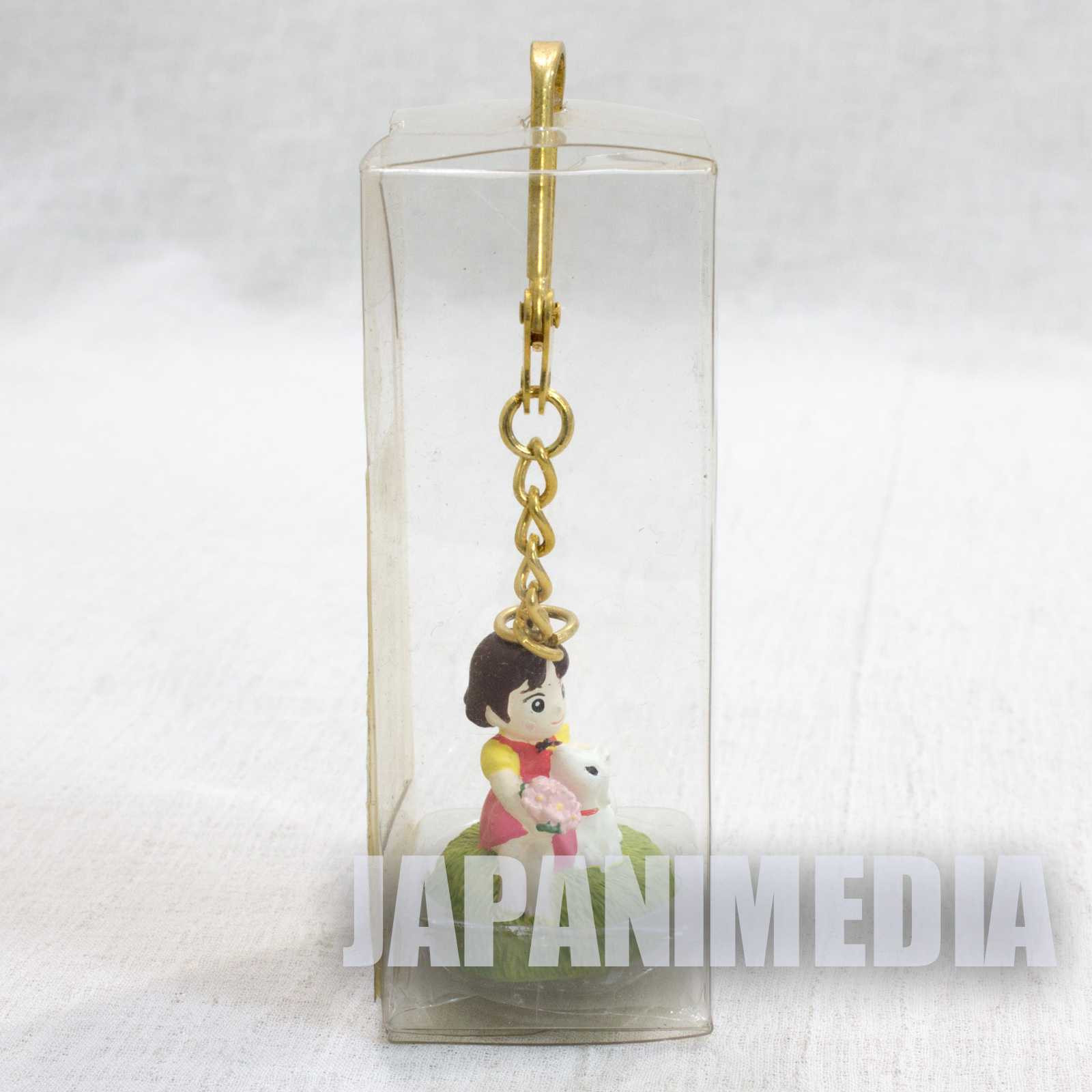 RARE Heidi Girl of the Alps Heidi & Yuki Polystone Figure Keychain JAPAN ANIME Japanimedia Store