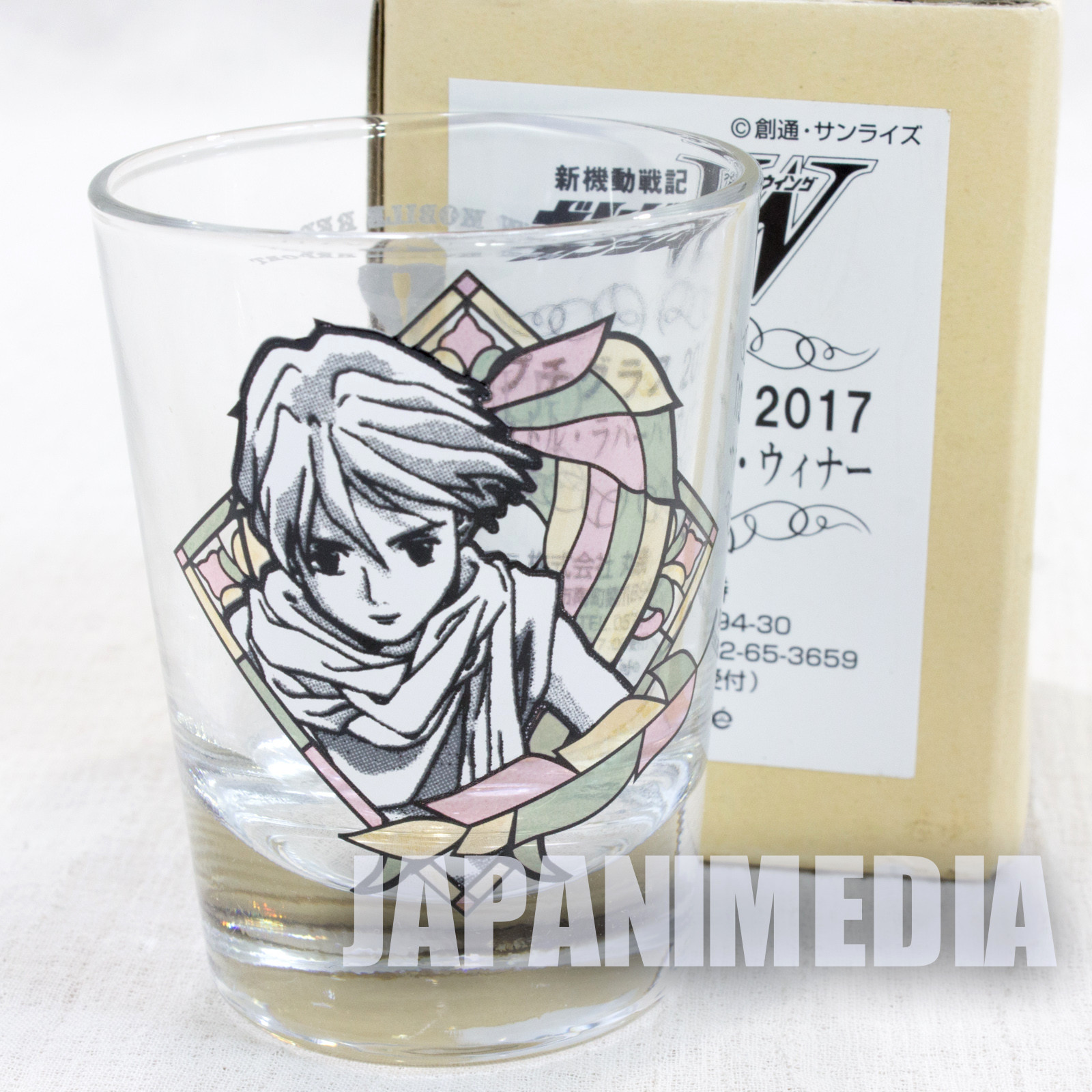 Gundam W Wing Quatre Raberba Winner Petit Glass 2017 Gundam cafe JAPAN ANIME