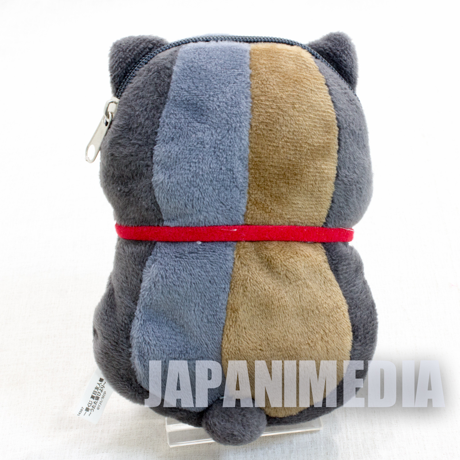 Natsume's Book of Friends Riou (Black Nyanko) Plush doll Mini Pouch Banpresto JAPAN