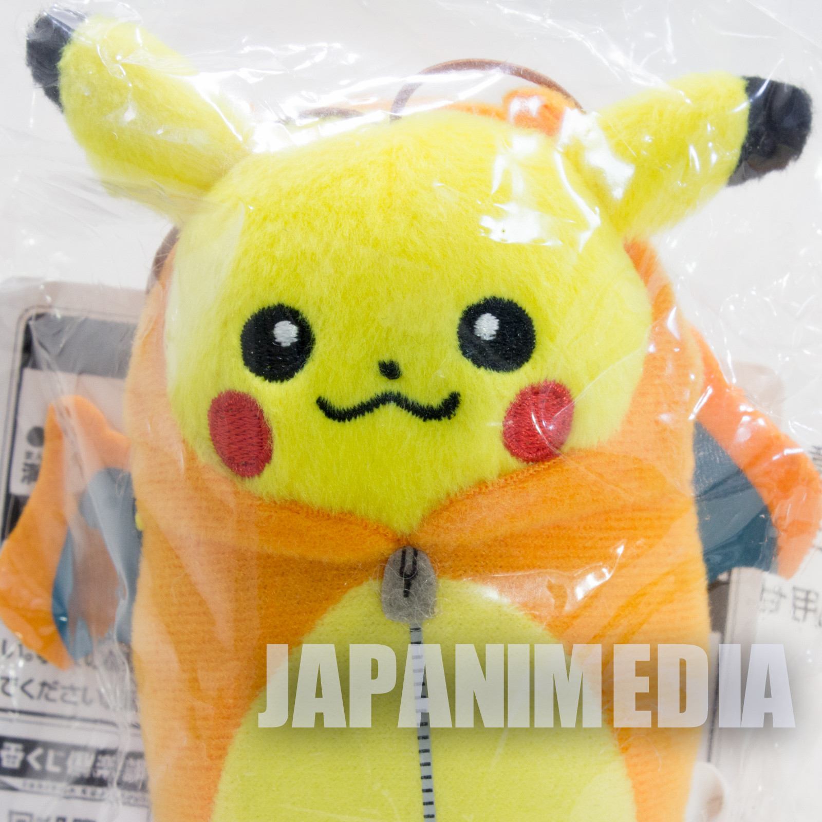 Pokemon Pikachu in Sleeping Bag Plush Doll Mascot Strap #1 JAPAN ANIME