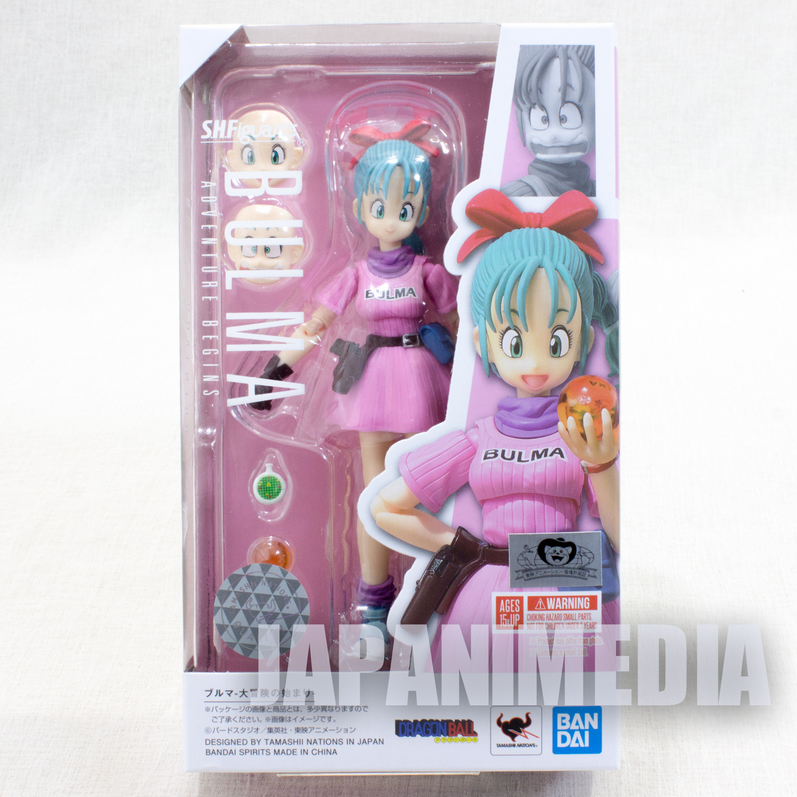 Dragon Ball Z Bulma S.H. Figuarts Action Figure BANDAI JAPAN ANIME