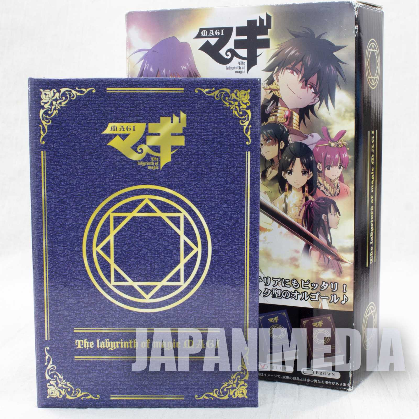 Magi The Labyrinth of Magic Aladdin Book type Music Box OP Theme song "V.I.P" JAPAN ANIME Japanimedia Store FRONT