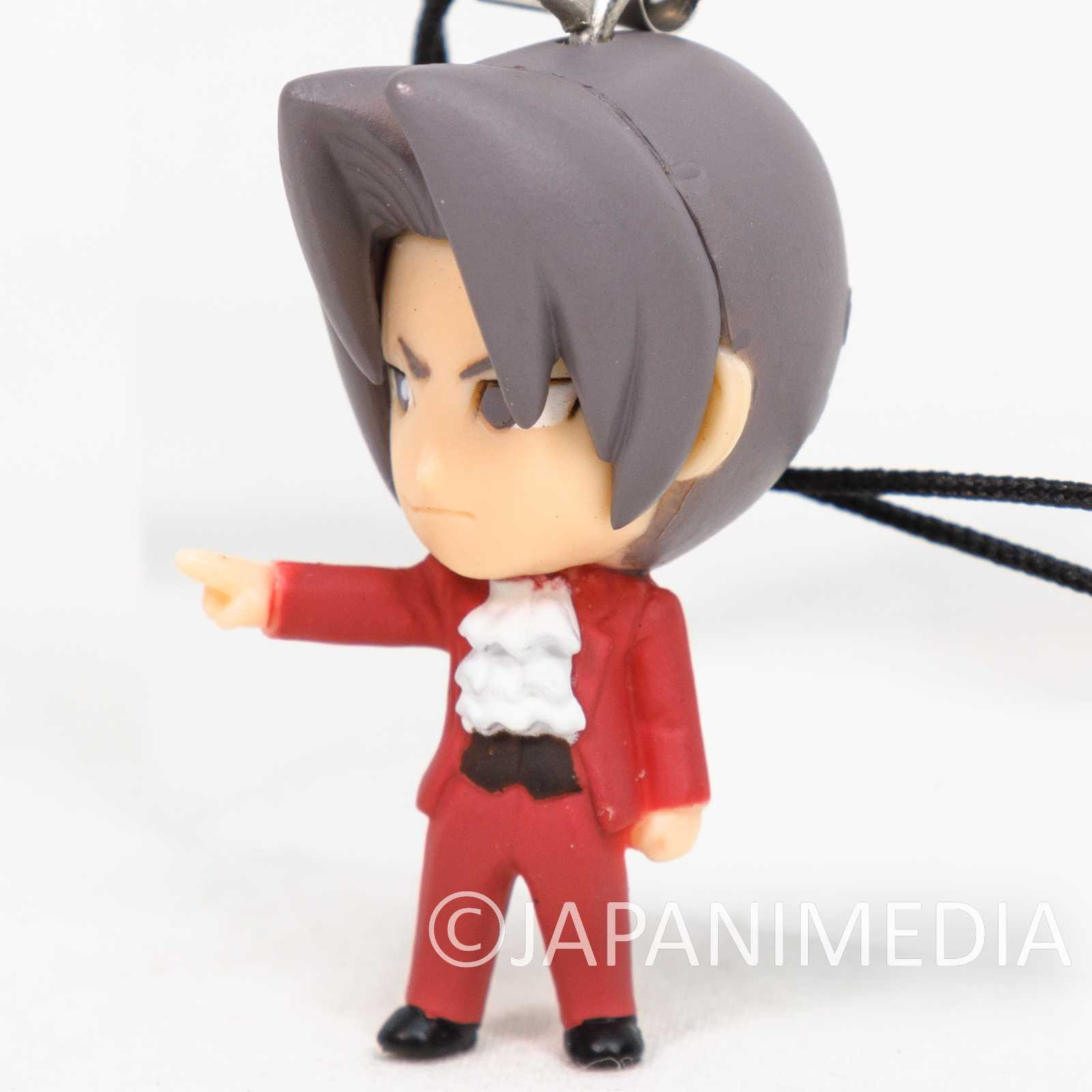 Ace Attorney Gyakuten Saiban Reiji Mitsurugi Miles Edgeworth Figure Strap Japanimedia Store