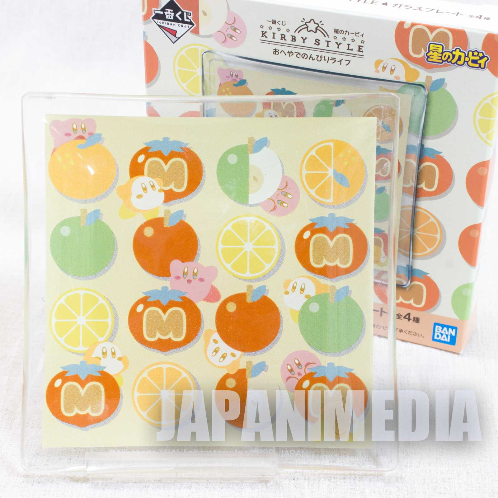 Kirby Super Star Style Glass Plate #2 BANDAI JAPAN GAME NINTNEDO Japanimedia Store FRONT Kirby Super Star Style Glass Plate #2 BANDAI JAPAN GAME NINTNEDO Japanimedia Store FRONT