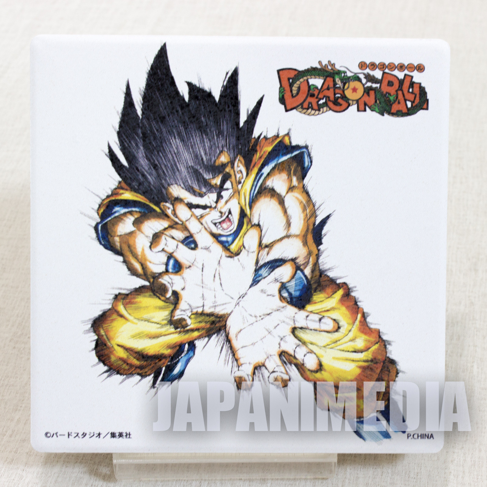 Shonen Jump Exhibition Graphic Stone Coaster Dragon Ball Gokou Akira Toriyama