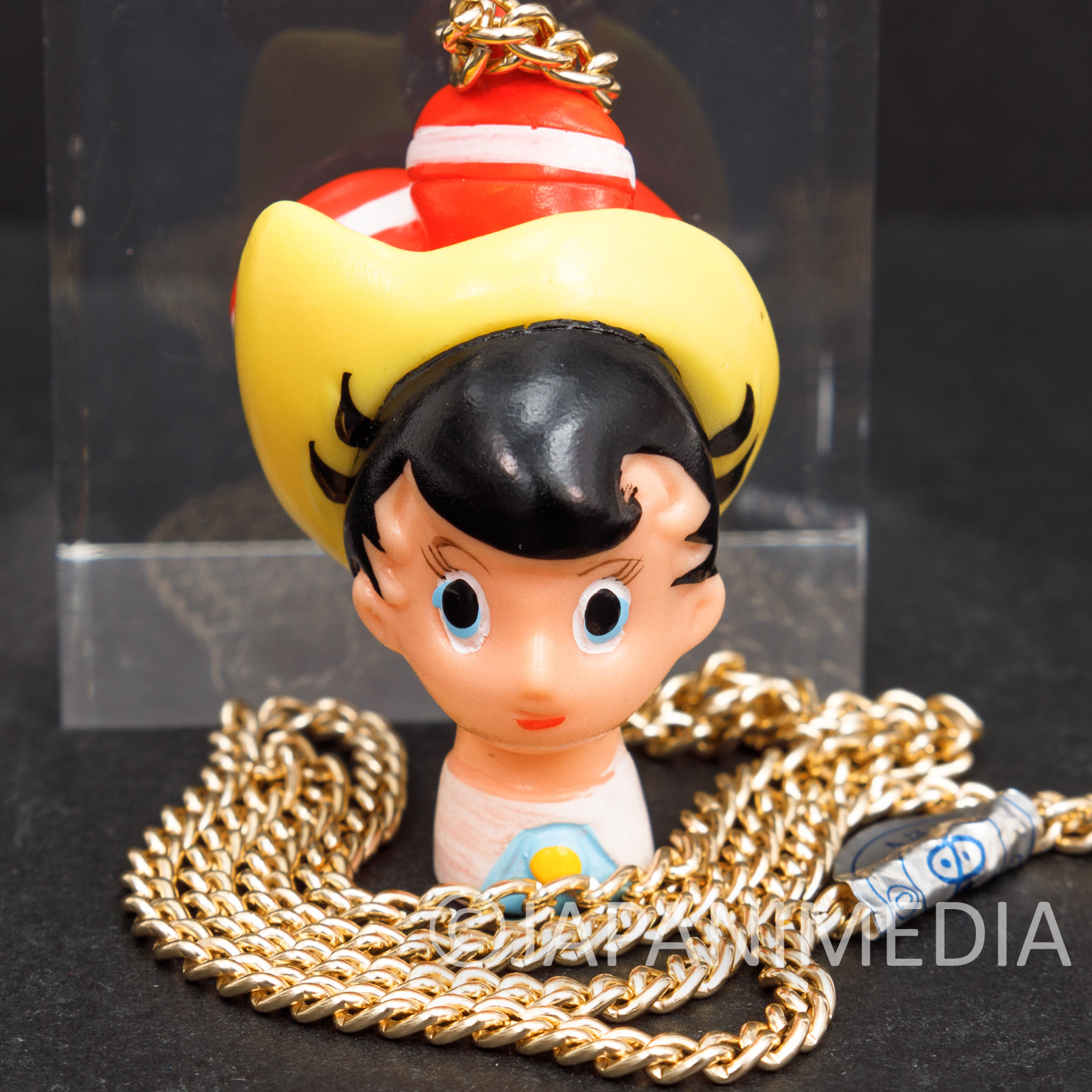 Retro Princess Knight Sapphire Mascot Soft Vinyl Figure Necklace Tezuka Osamu