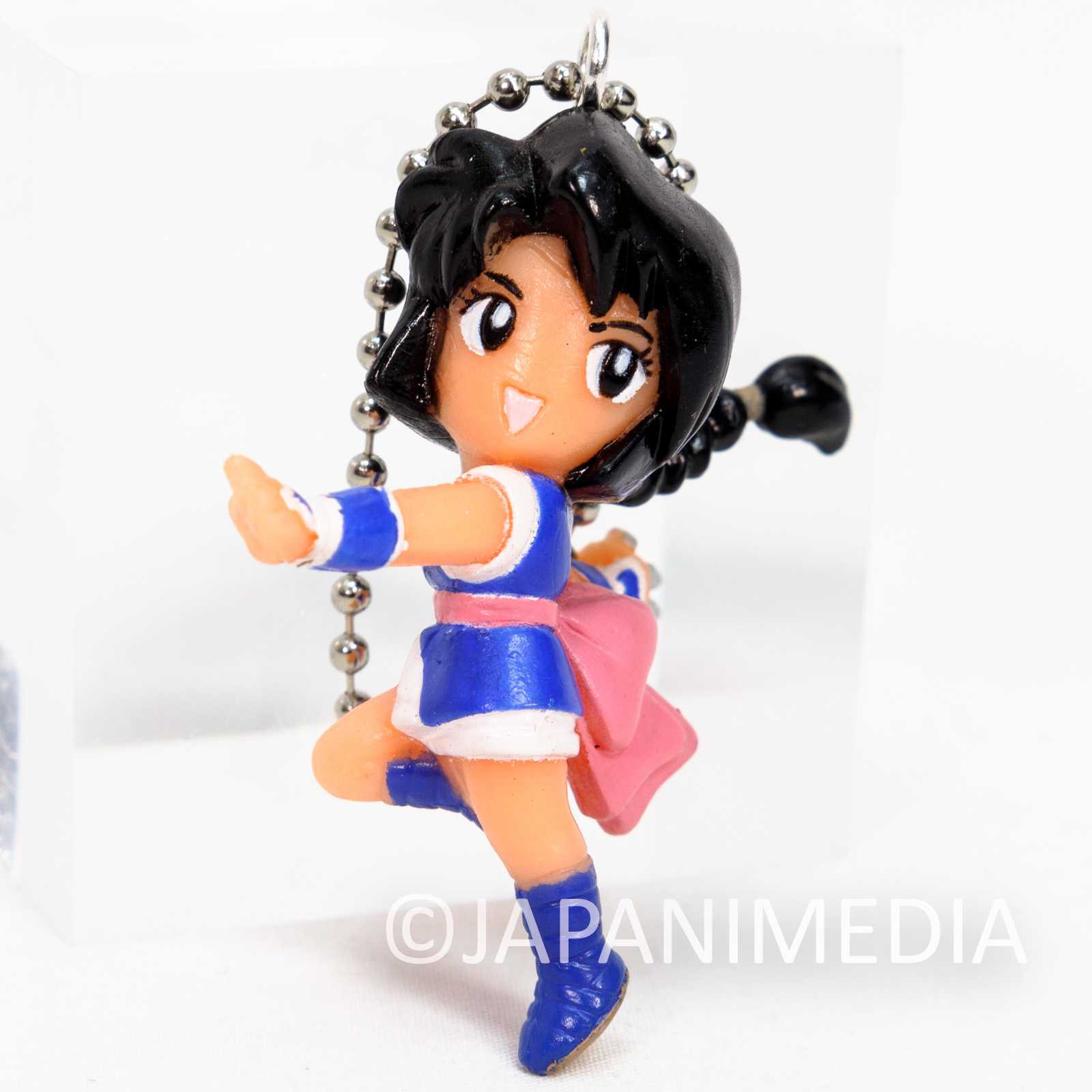 Retro RARE! Rurouni Kenshin Misao Makimachi Figure Ballchain JAPAN Japanimedia Store FRONT