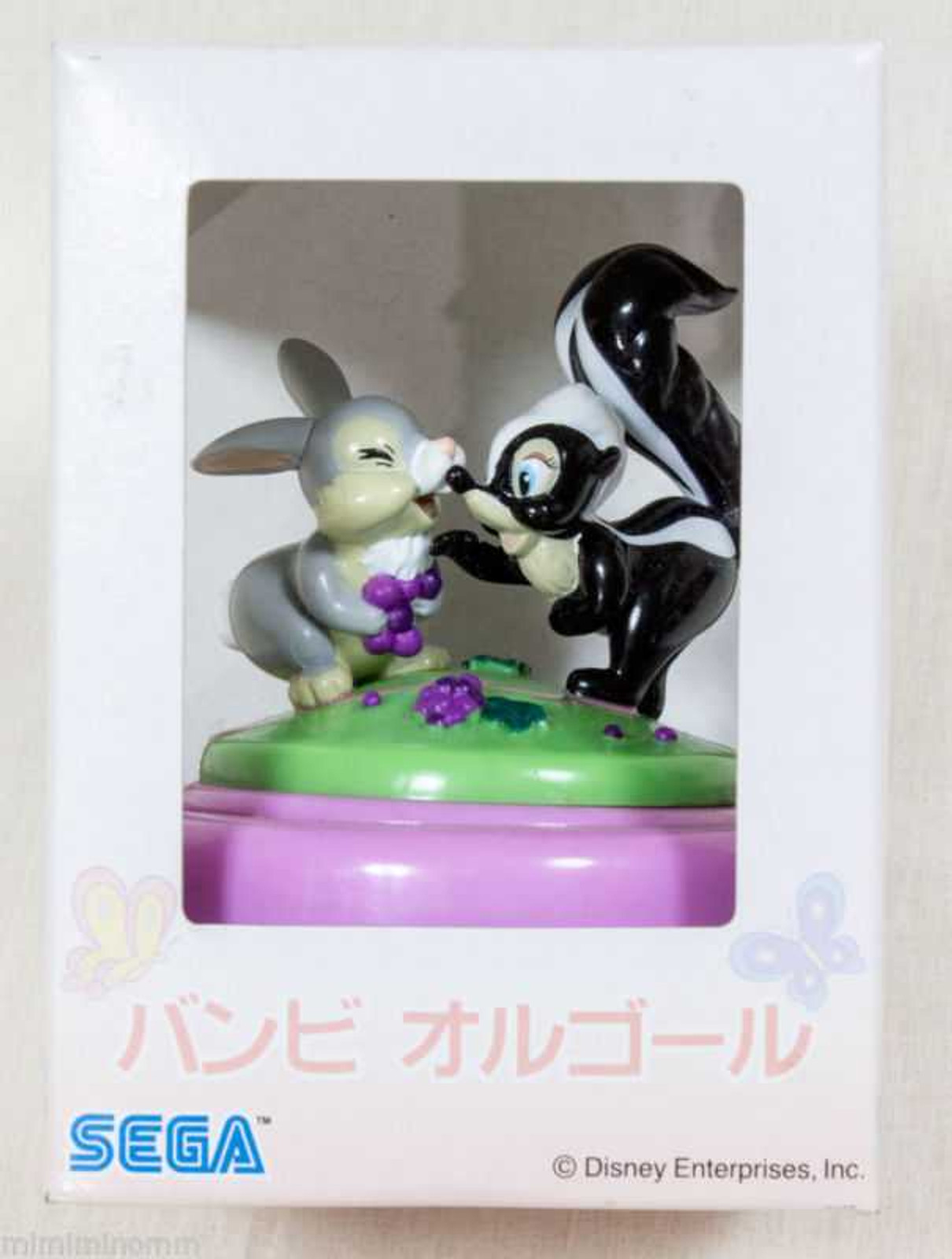 Disney Bambi Thumper Figure Music Box "Lara's Theme from Doctor Zhivago" SEGA Japanimedia Store FRONT