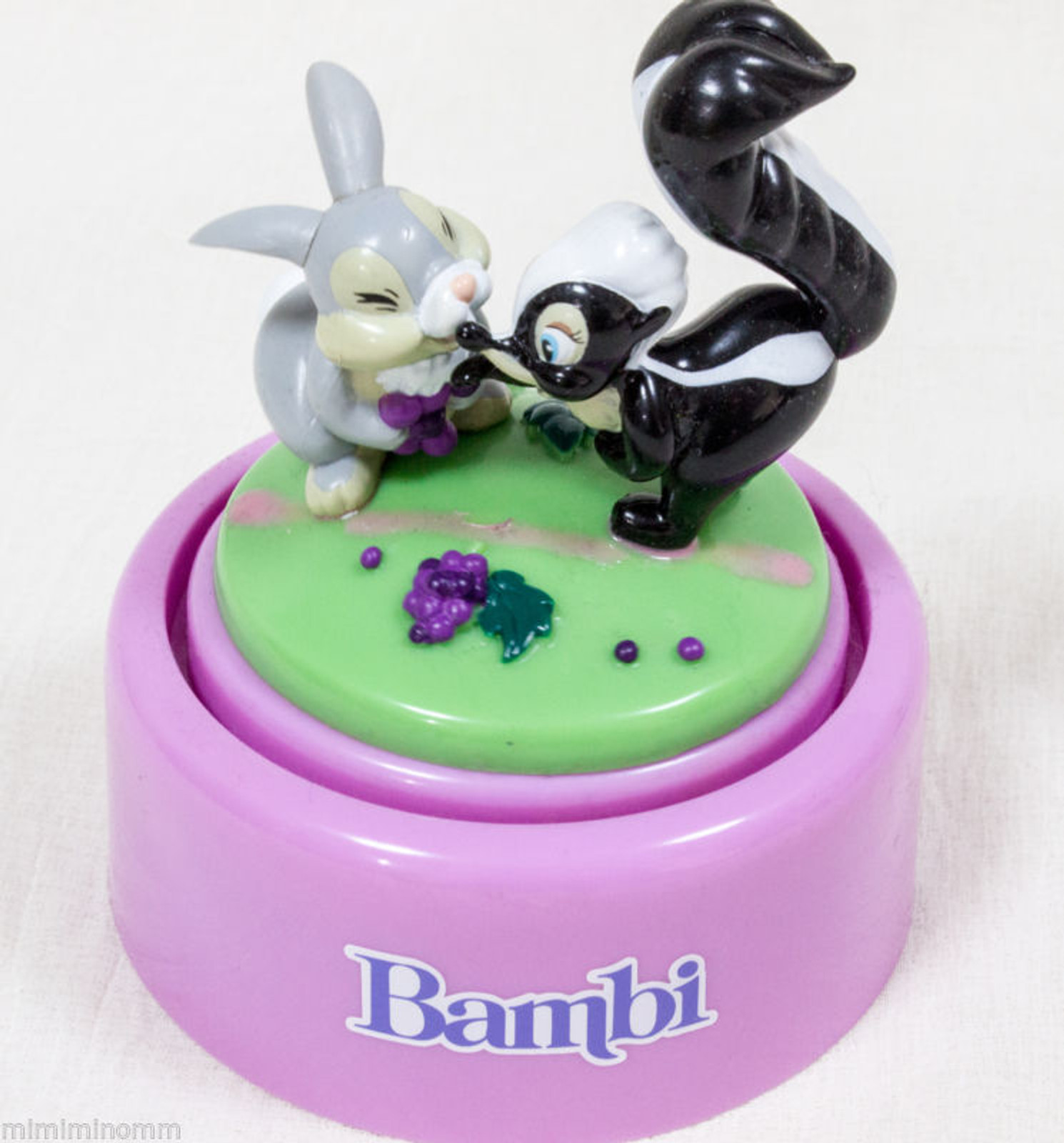 Disney Bambi Thumper Figure Music Box "Lara's Theme from Doctor Zhivago" SEGA