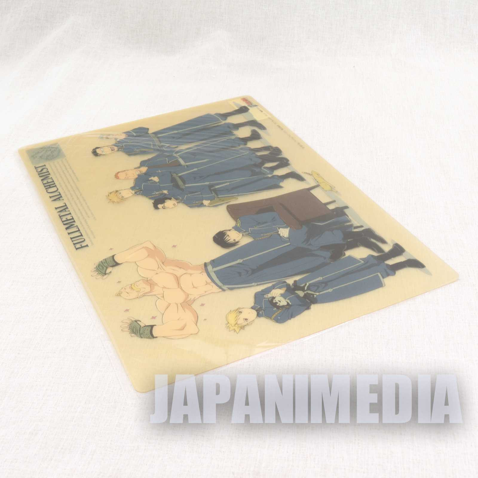FullMetal Alchemist Plastic Pencil Board Pad Shitajiki Roy Mustang's squadron JAPAN ANIME Japanimedia Store