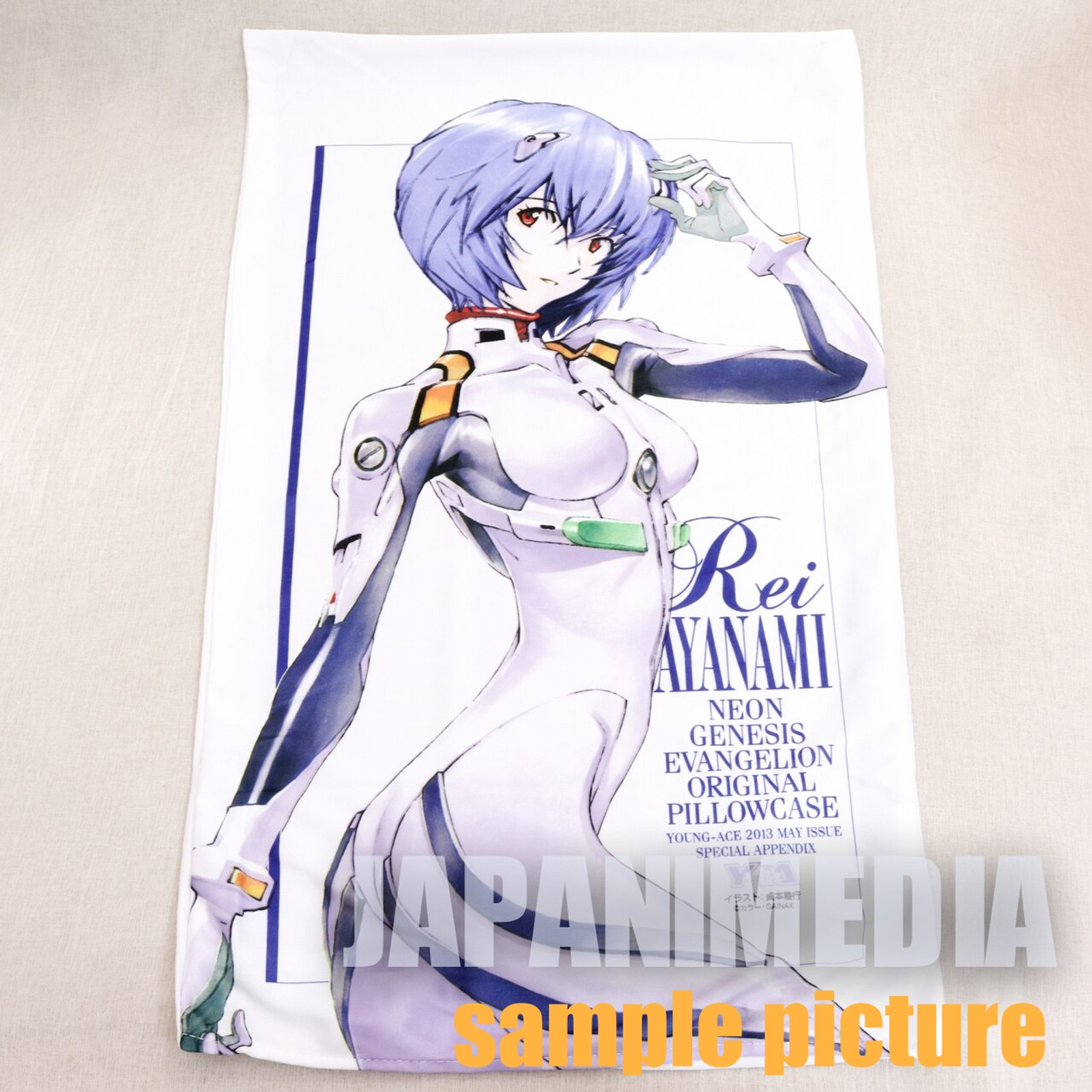 Evangelion Rei Ayanami Plugsuit Pillow Case 35x55cm (13x22inch) Young Ace