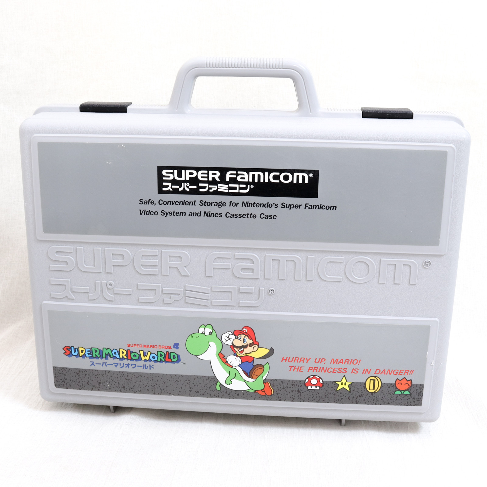 Retro RARE! Super Famicom Mario World Cassete Plastic Case JAPAN NINTNEDO SNES