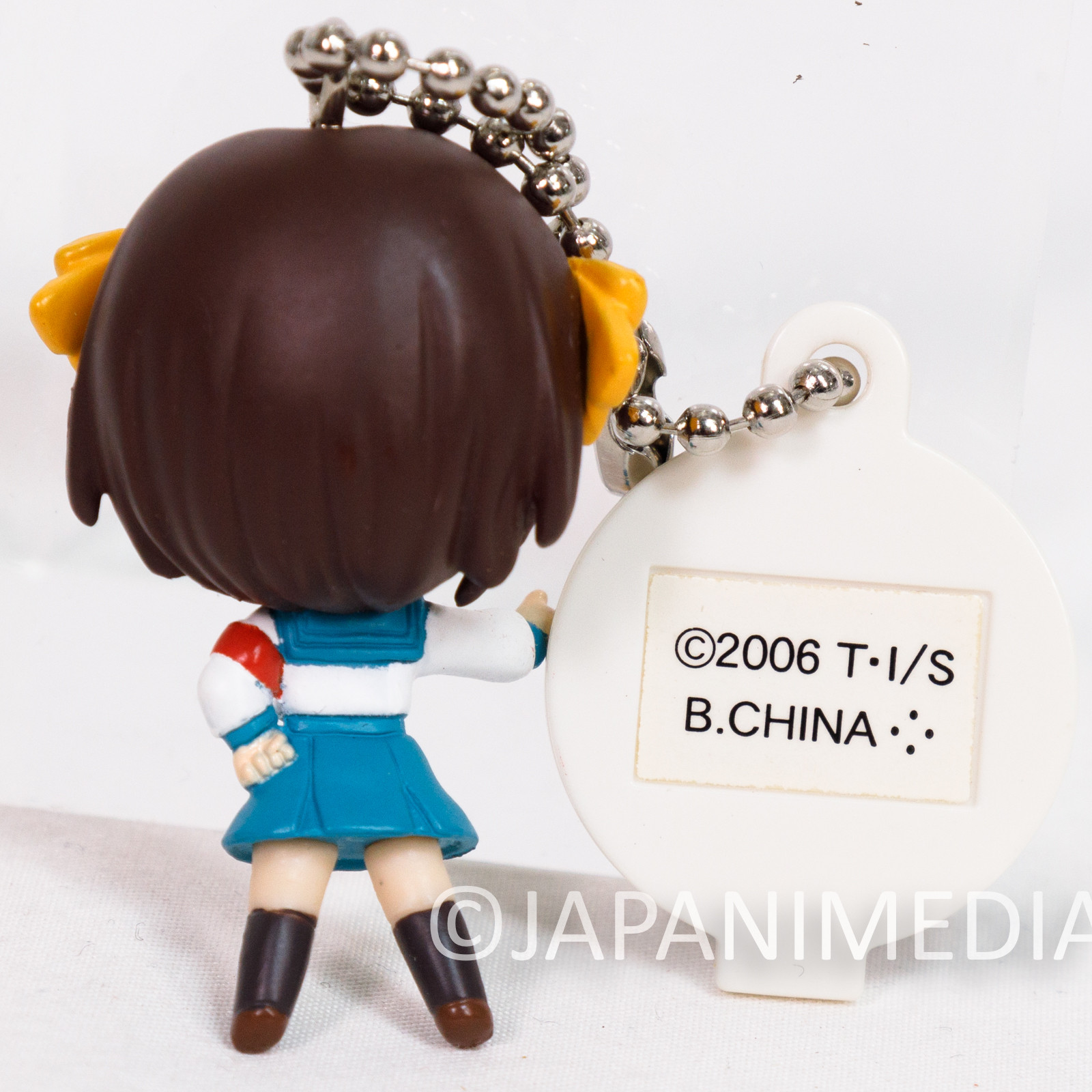 The Melancholy of Haruhi Suzumiya Haruhi Suzumiya School Uniform Swing Mascot Figure Ballchain Japanimedia Store 3