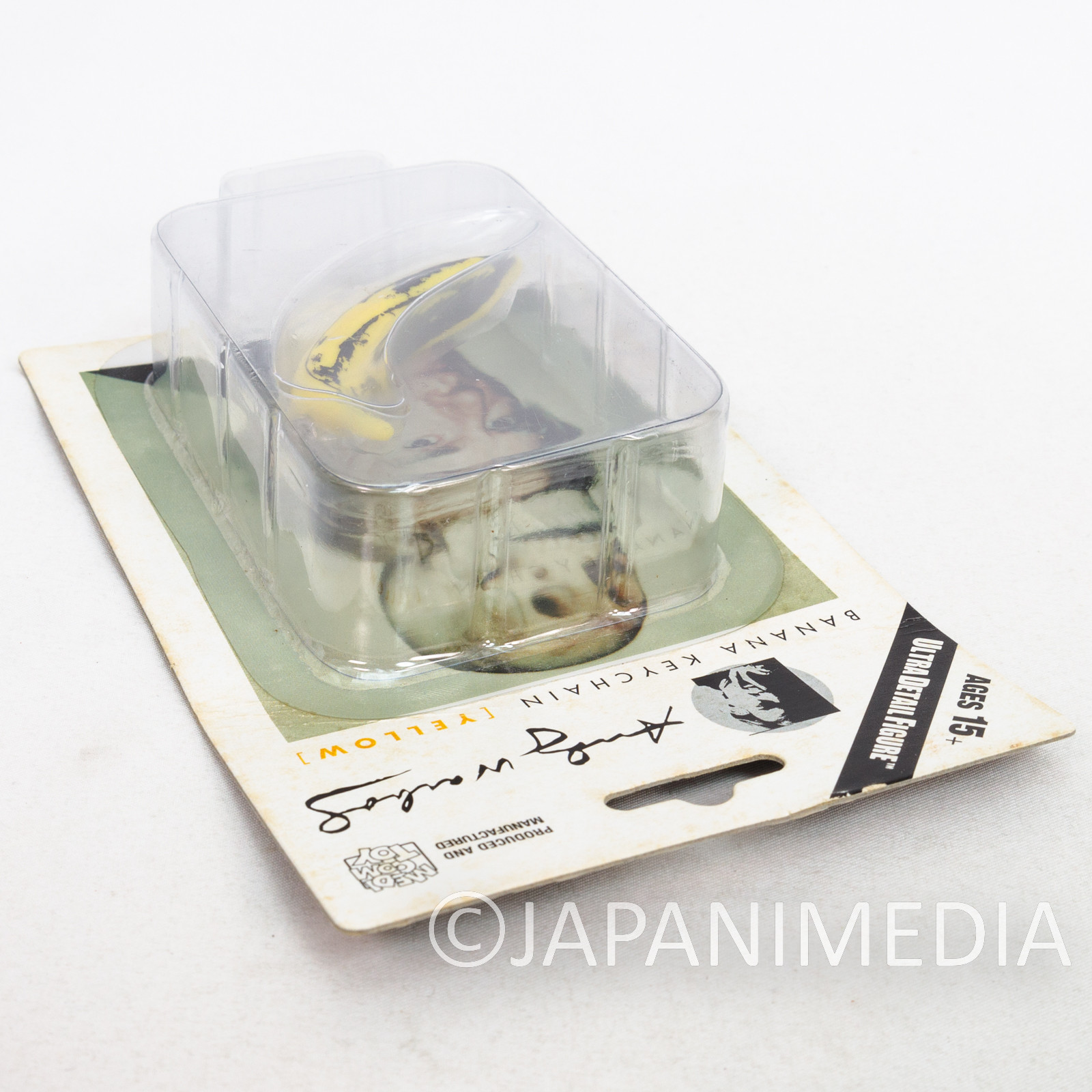 Andy Warhol Banana Keychain (Yellow Ver.) Ultra Detail Figure Medicom Toy JAPAN