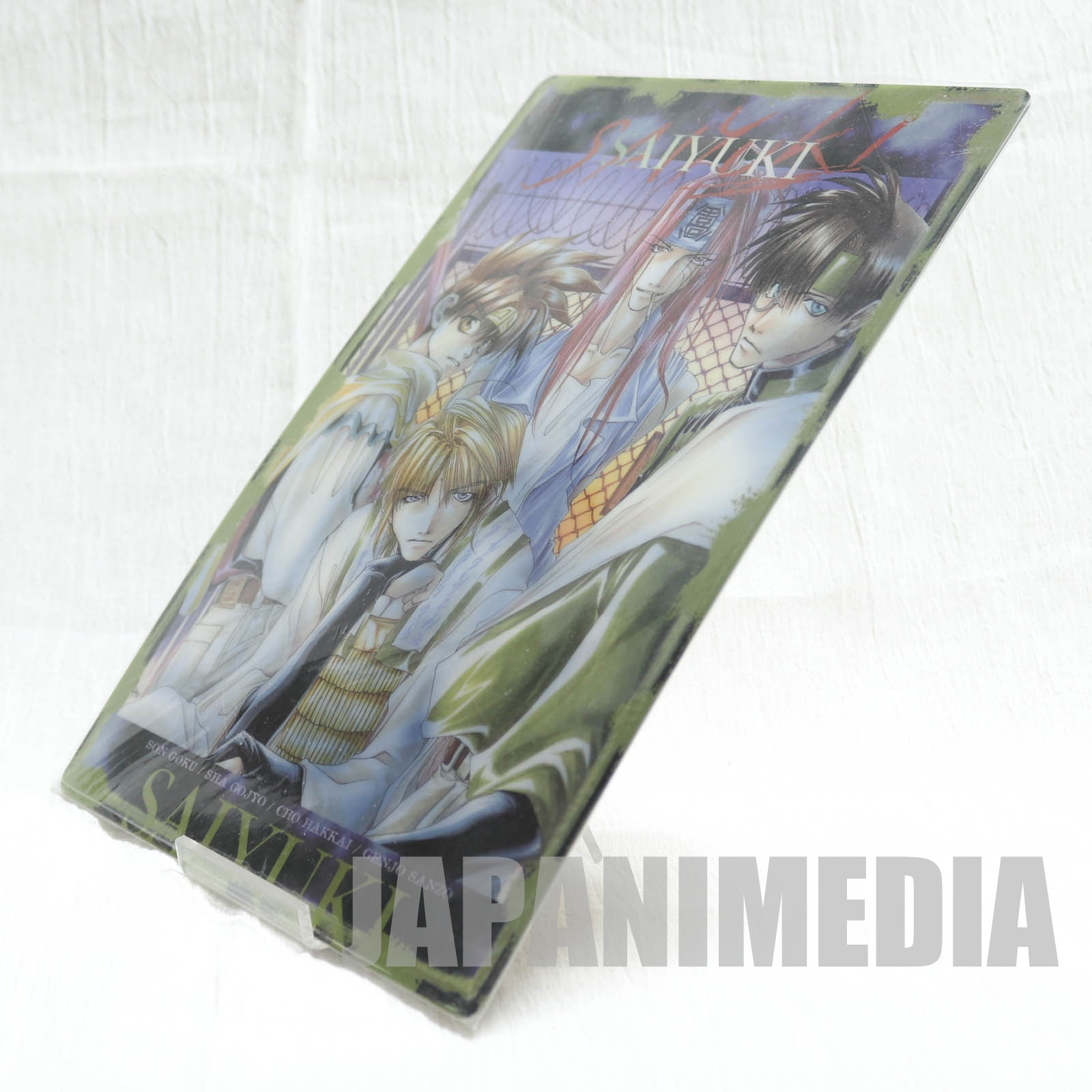 SAIYUKI Plastic Pencil Board Pad Shitajiki [Sanzo / Goku / Gojyo / Hakkai] JAPAN ANIME #1