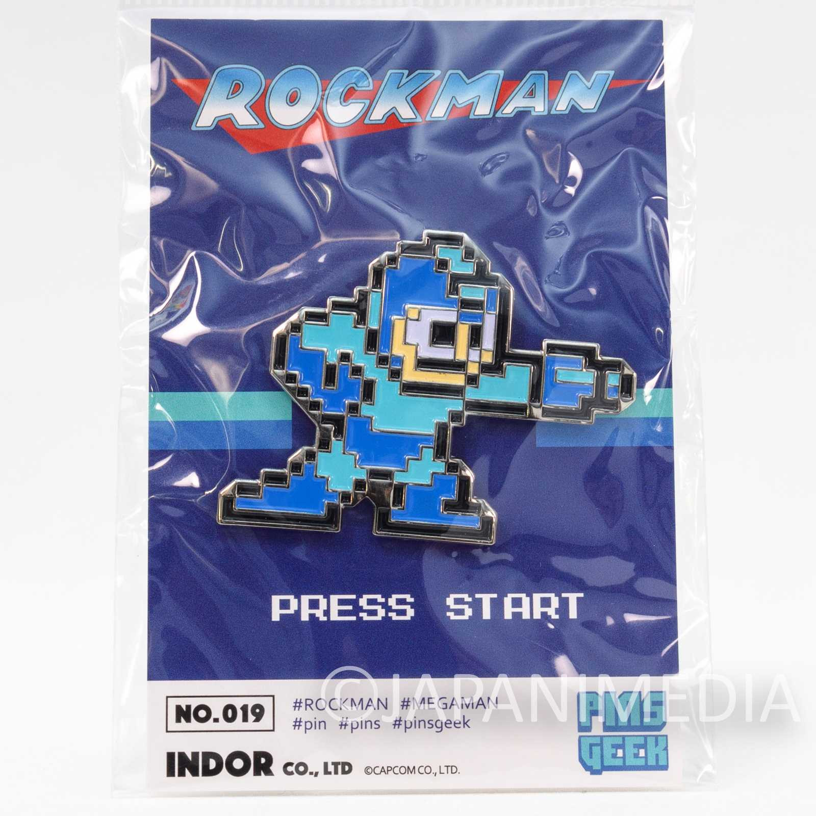 Rockman Metal Pins JAPAN GAME CAPCOM Mega man Japanimedia Store