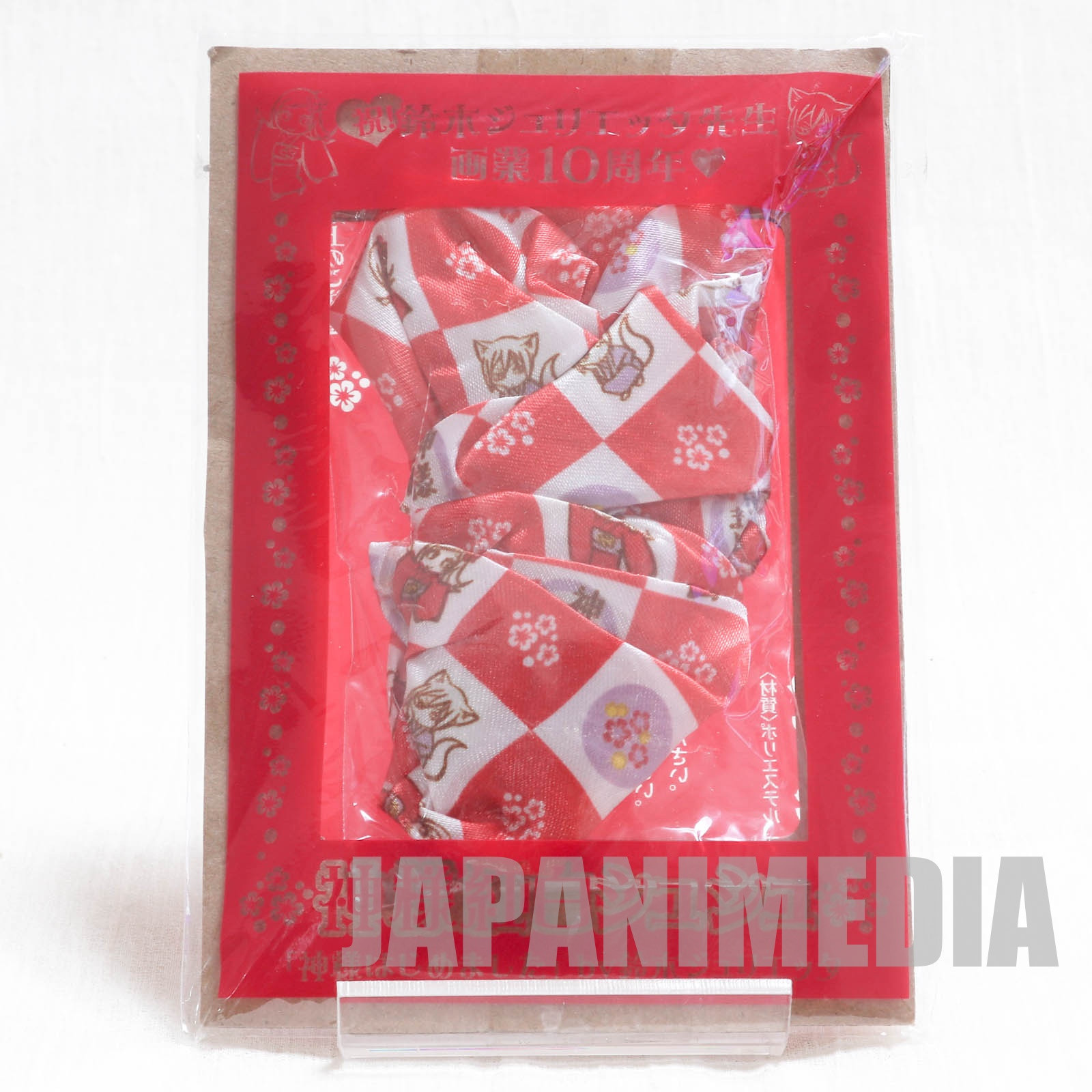 Kamisama Kiss Nanami Momozono & Tomoe Red x White Scrunchie JAPAN ANIME