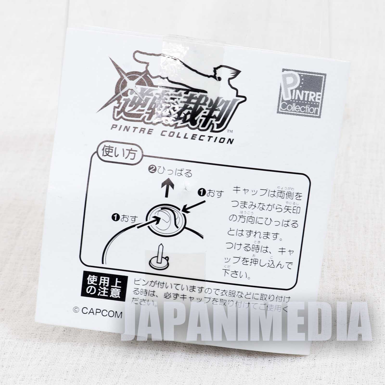 Ace Attorney Gyakuten Saiban Metal Pins Mei Karuma Franziska von Karma Capcom Japanimedia Store