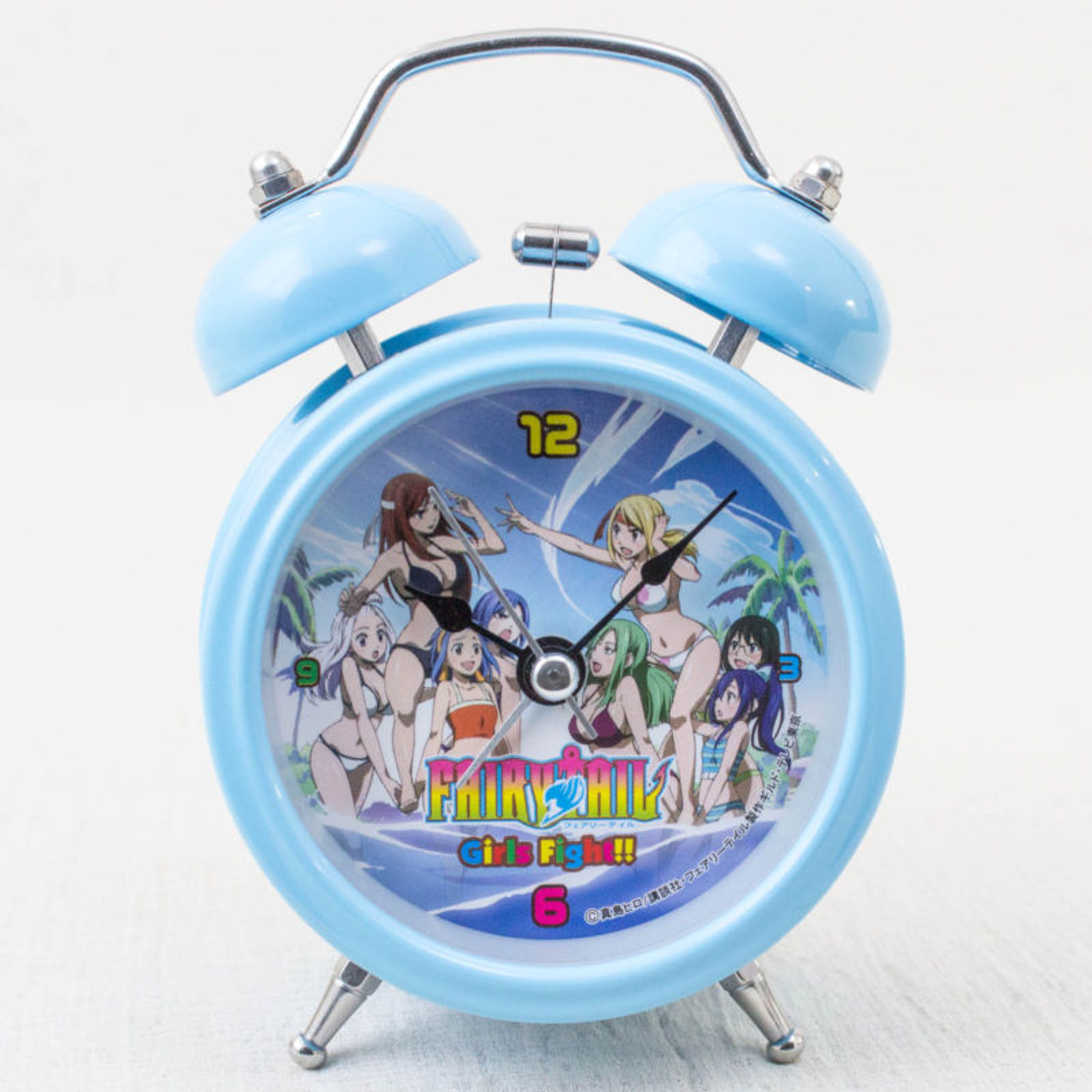 FAIRY TAIL Mini Alarm Clock Light Blue Ver. Taito JAPAN ANIME MANGA
