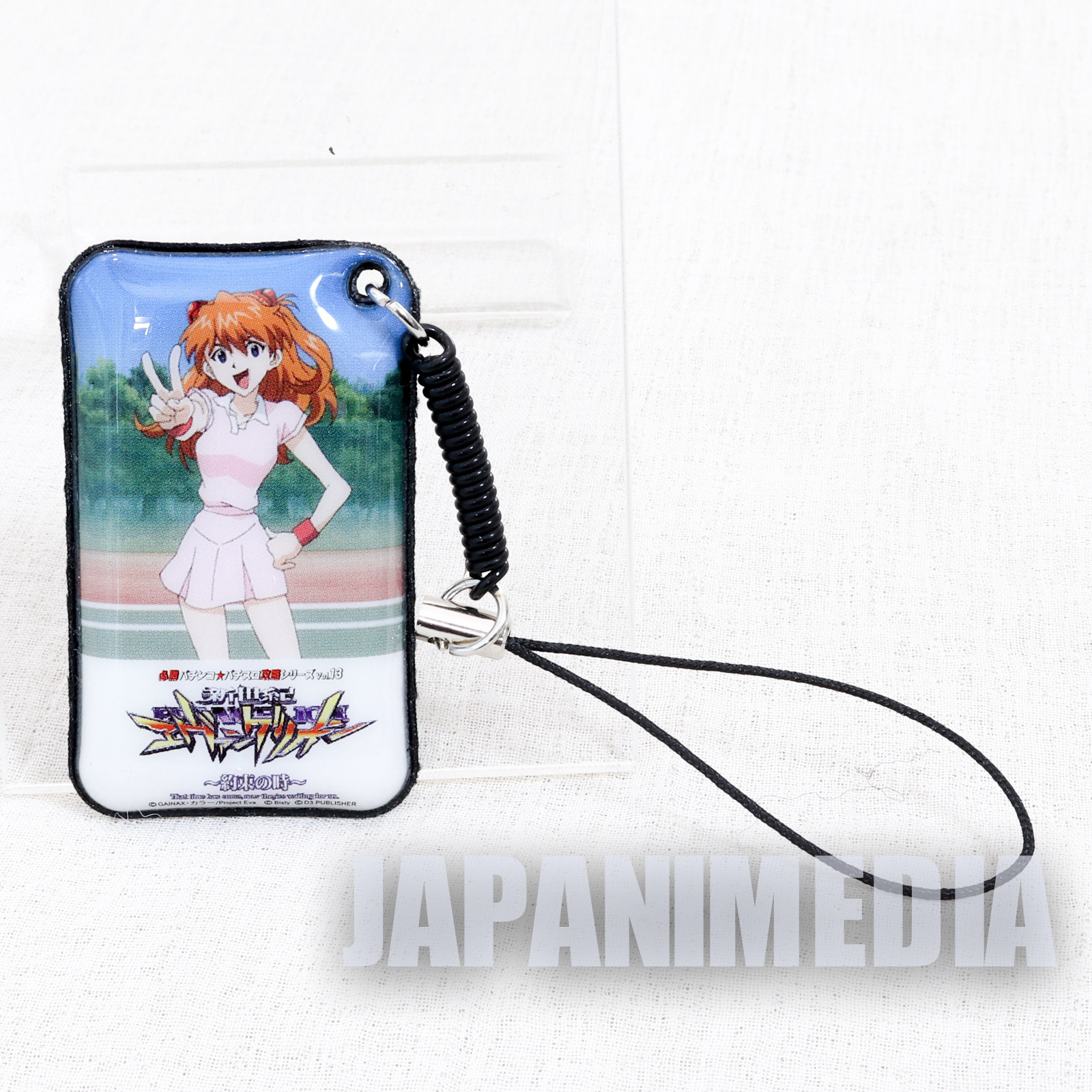 Retro Evangelion Asuka Langley LCD Screen Cleaner Strap JAPAN