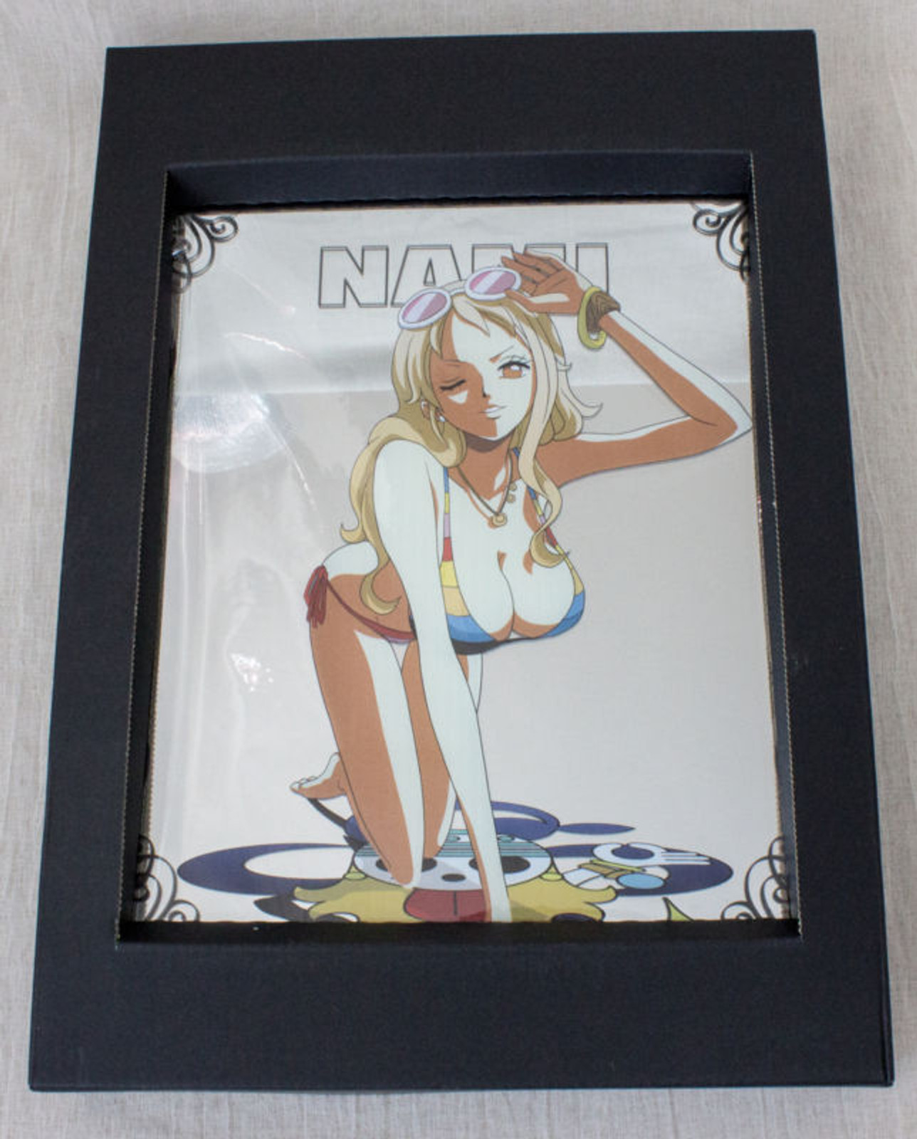 ONE PIECE Nami 11" Picture Mirror Bikini Swimsuits JAPAN ANIME MANGA JUMP