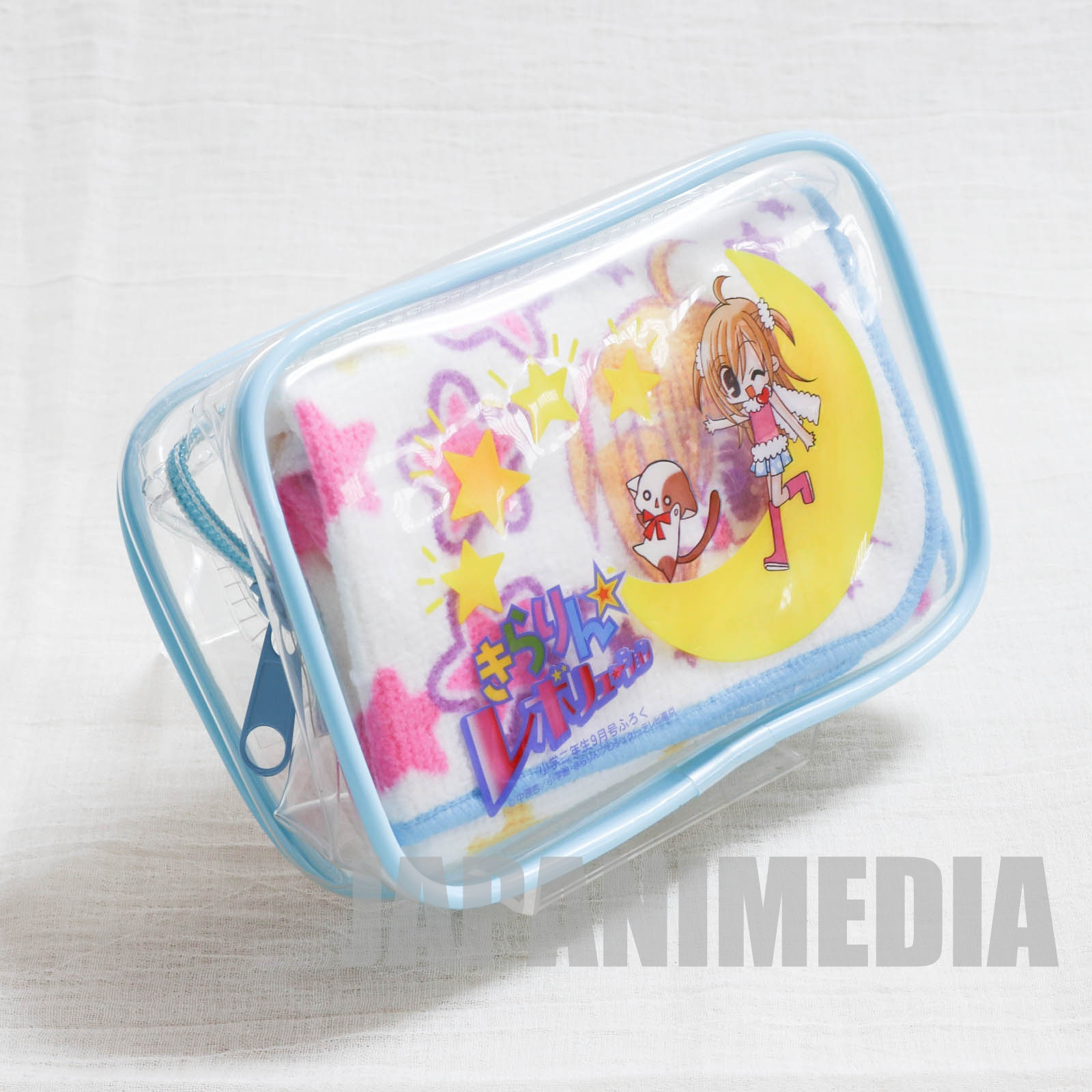 Kirarin Revolution Mini Pouch Bag & Mini Towel Set [Kirari Tsukishima  / Na-san] JAPAN