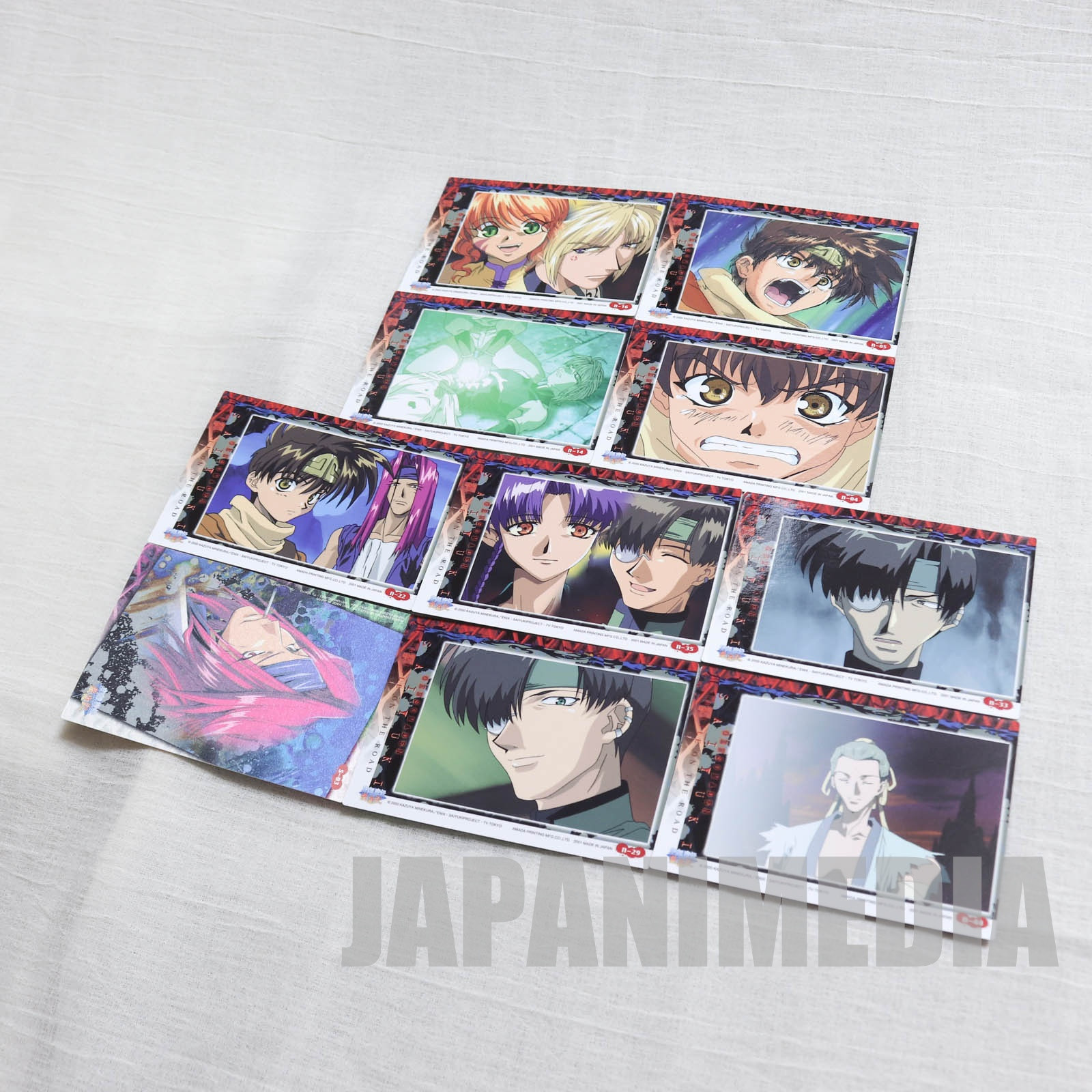 Gensomaden SAIYUKI Trading Collection Card 10pc Set [Sanzo / Goku / Gojyo / Hakkai / Shien] JAPAN