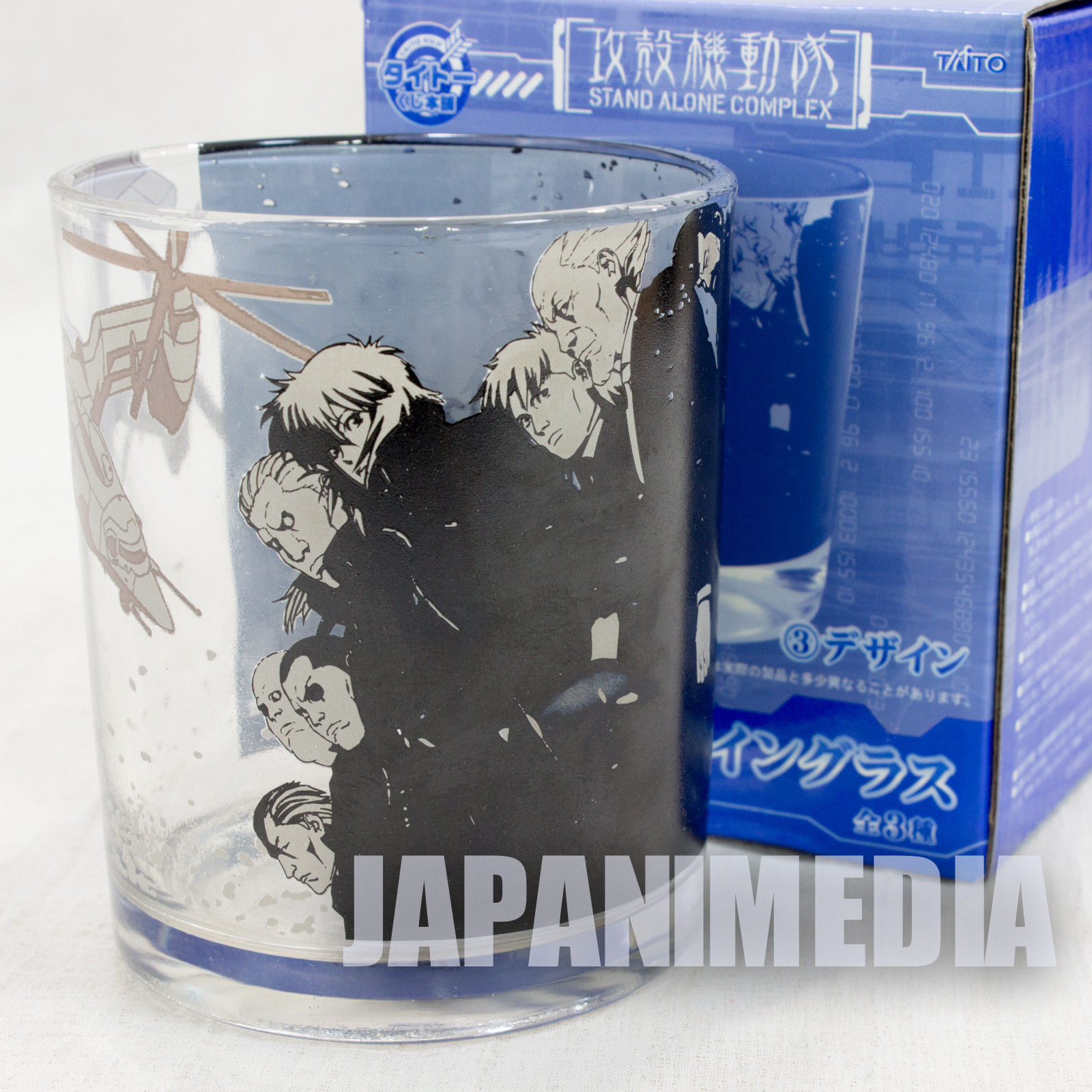 Ghost in the Shell SAC Team Art Design Glass Taito JAPAN ANIME MANGA