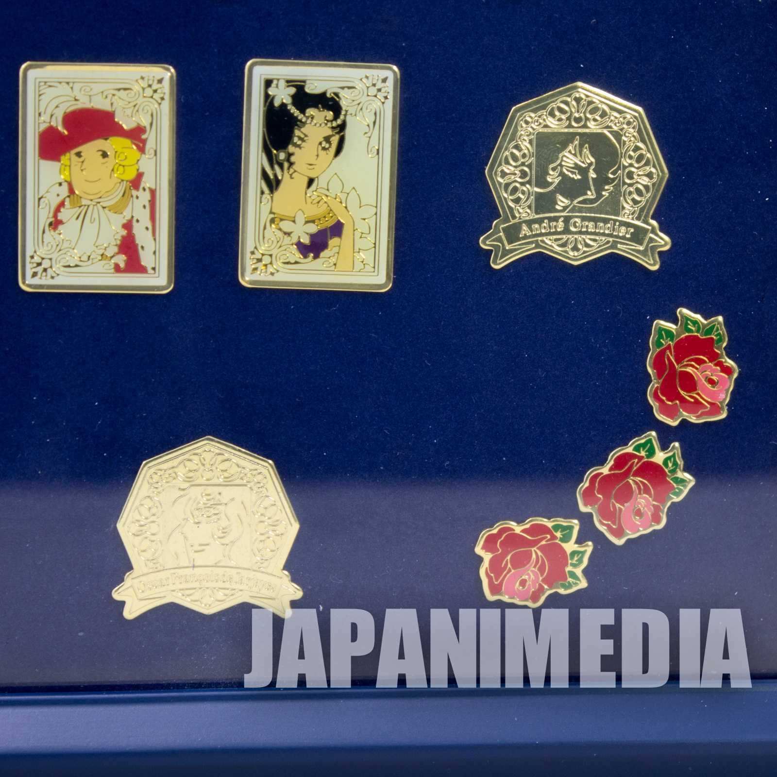 The Rose of Versailles Metal Pins Art Collection 35th Anniversary JAPAN ANIME Japanimedia Store