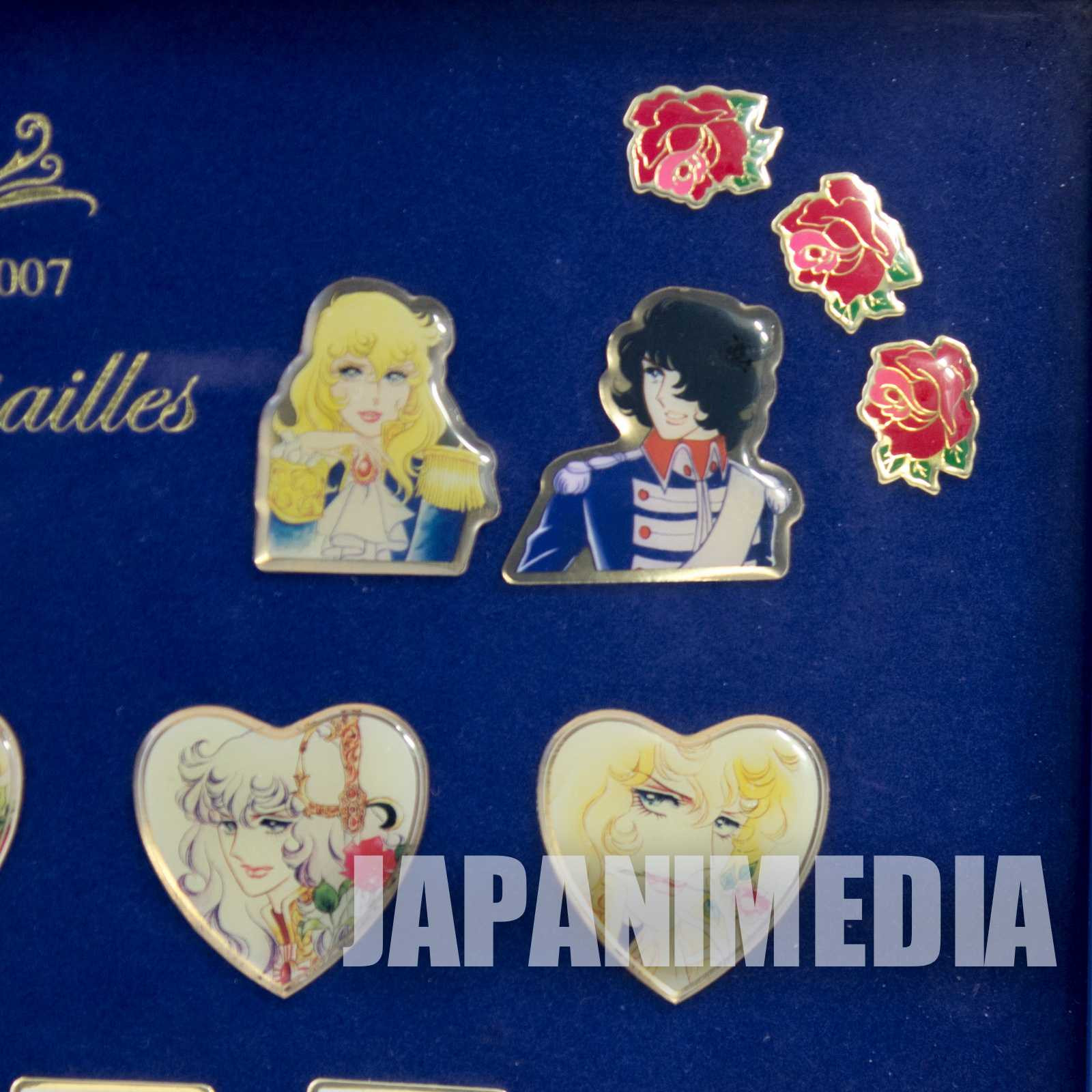 The Rose of Versailles Metal Pins Art Collection 35th Anniversary JAPAN ANIME Japanimedia Store