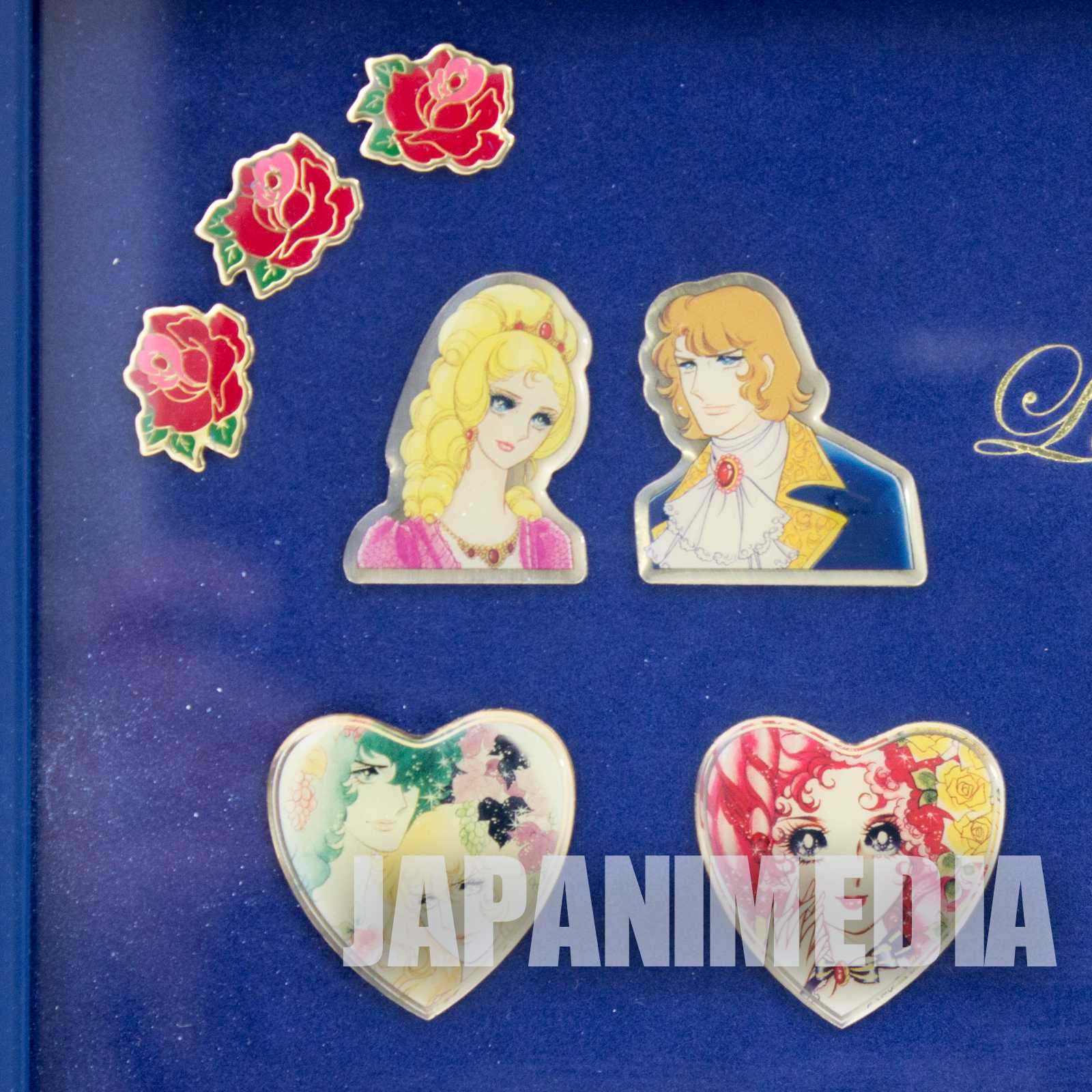The Rose of Versailles Metal Pins Art Collection 35th Anniversary JAPAN ANIME Japanimedia Store