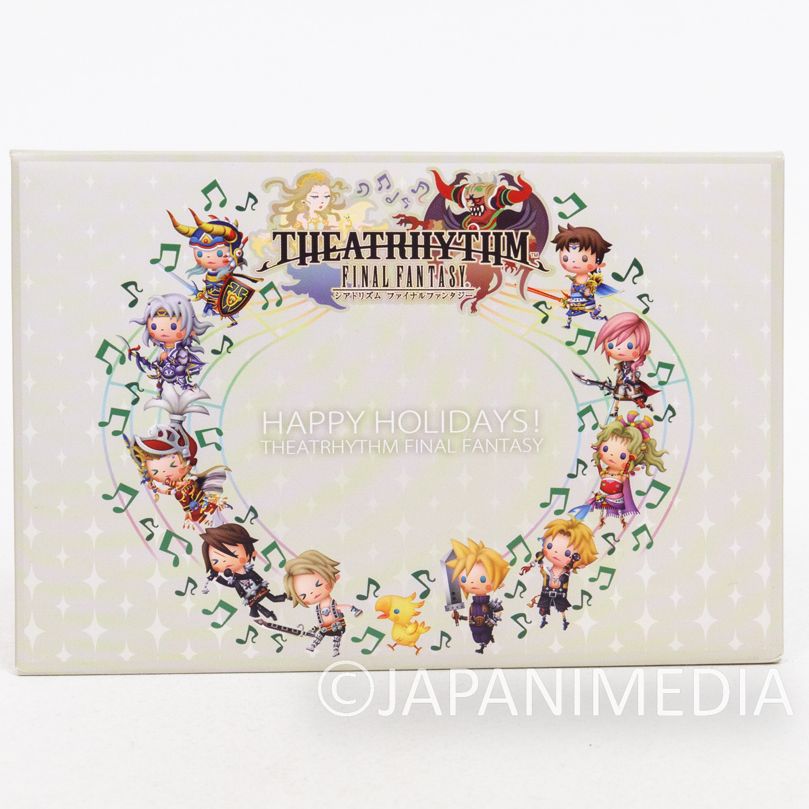 RARE! Final Fantasy Theatrhythm Christmas Post Card 14pc Set SQUARE ENIX