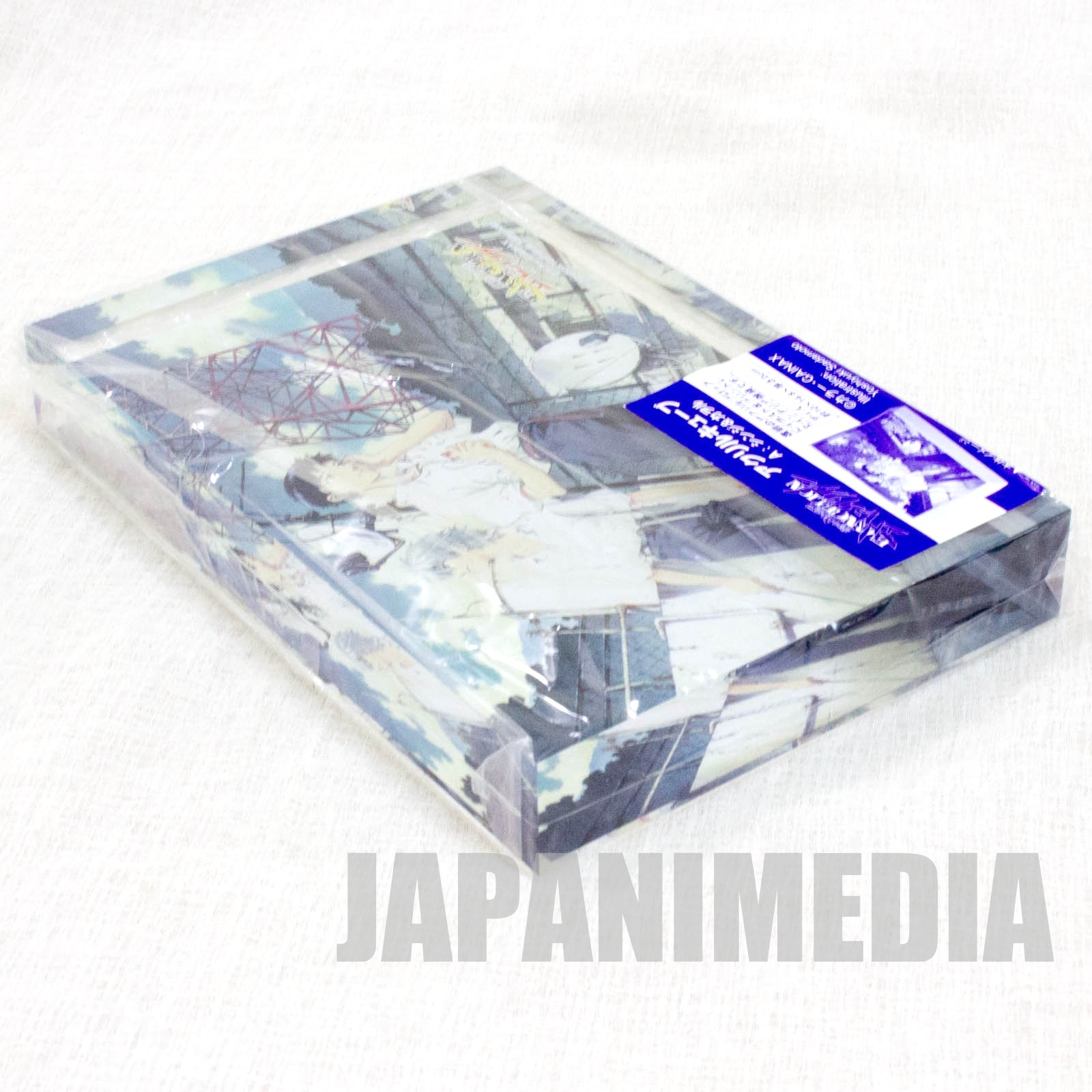 Evangelion Shinji & Kaworu Illustration Acrylic cube JAPAN ANIME