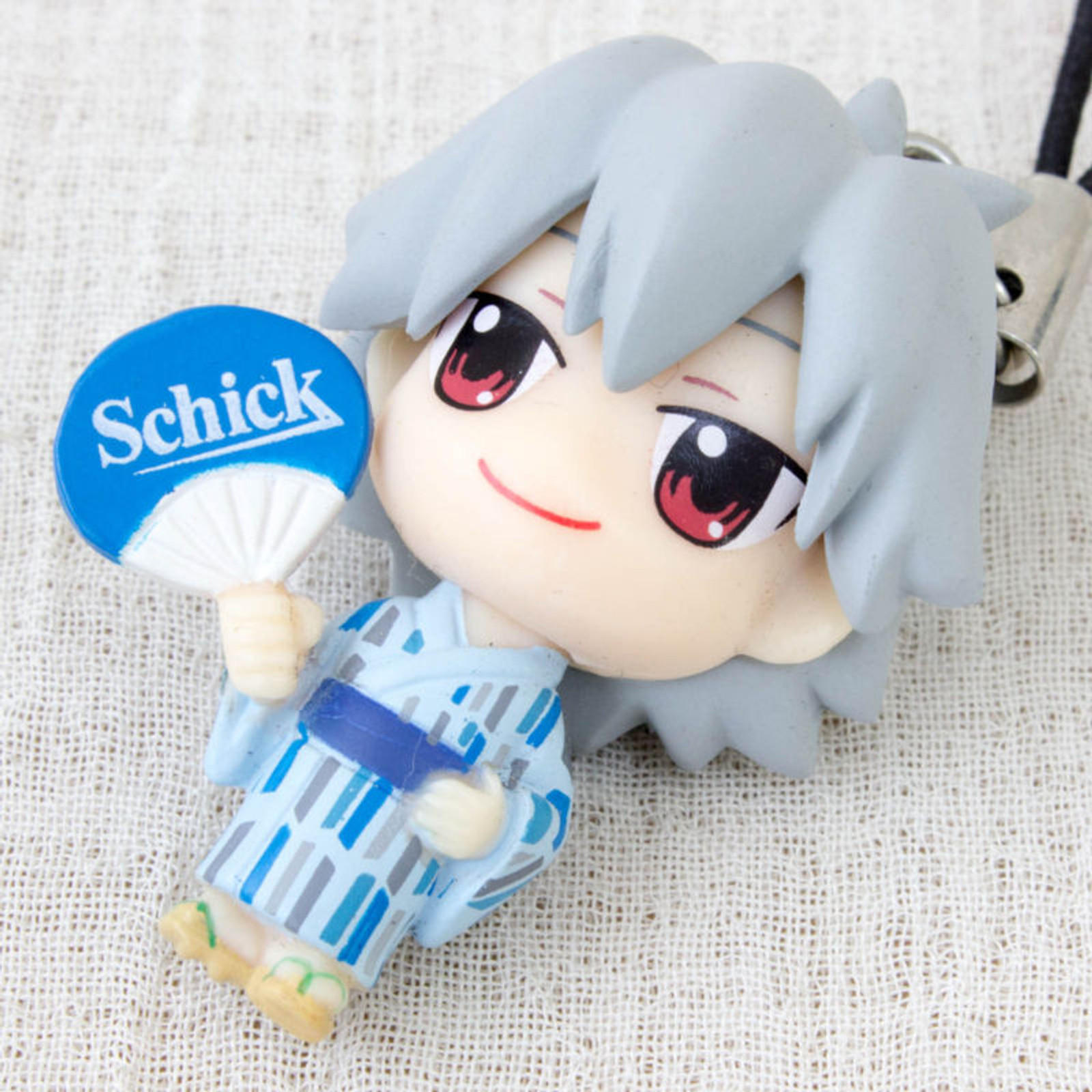 Evangelion x Schick Promotion KAWORU Kimono Ver. Mobile Strap Figure JAPAN ANIME