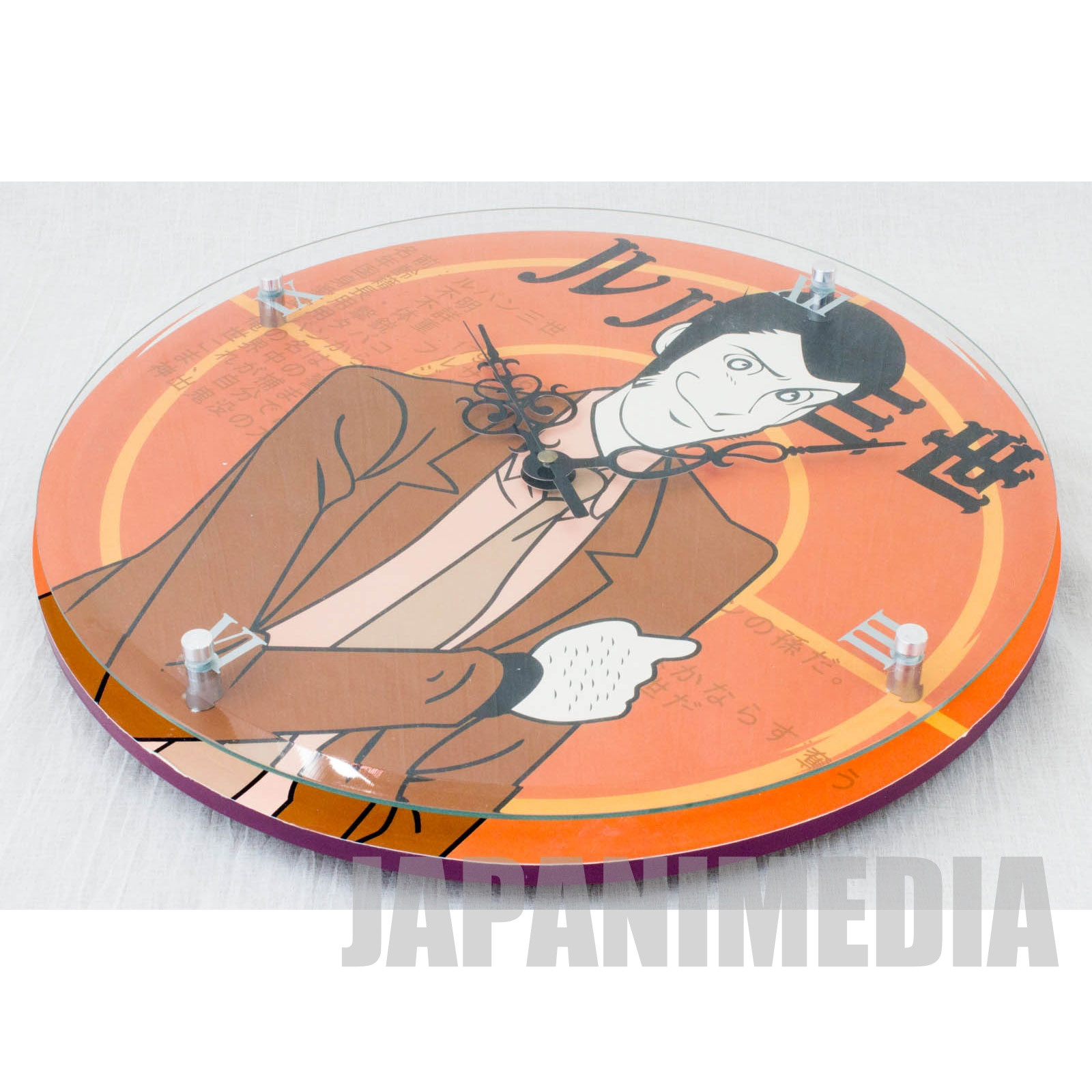 RARE!! Lupin the Third (3rd) Lupin Wall clock JAPAN ANIME